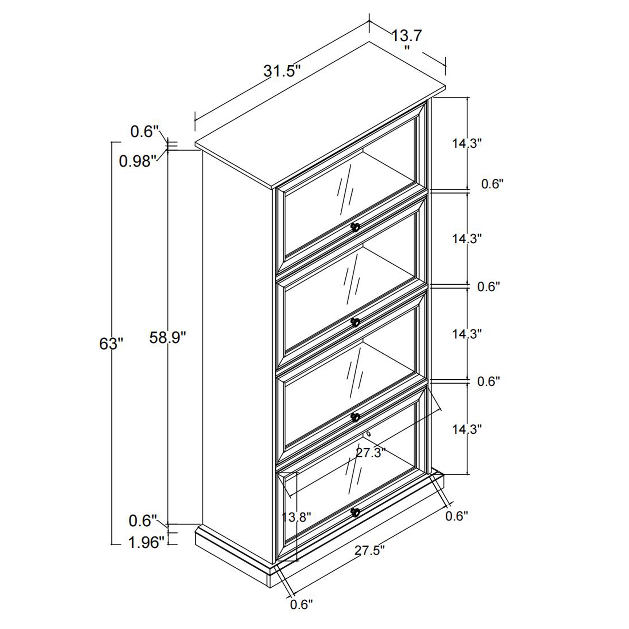 SINOFURN SYC500025BG Dining-Kitchen-Storarge - View #4