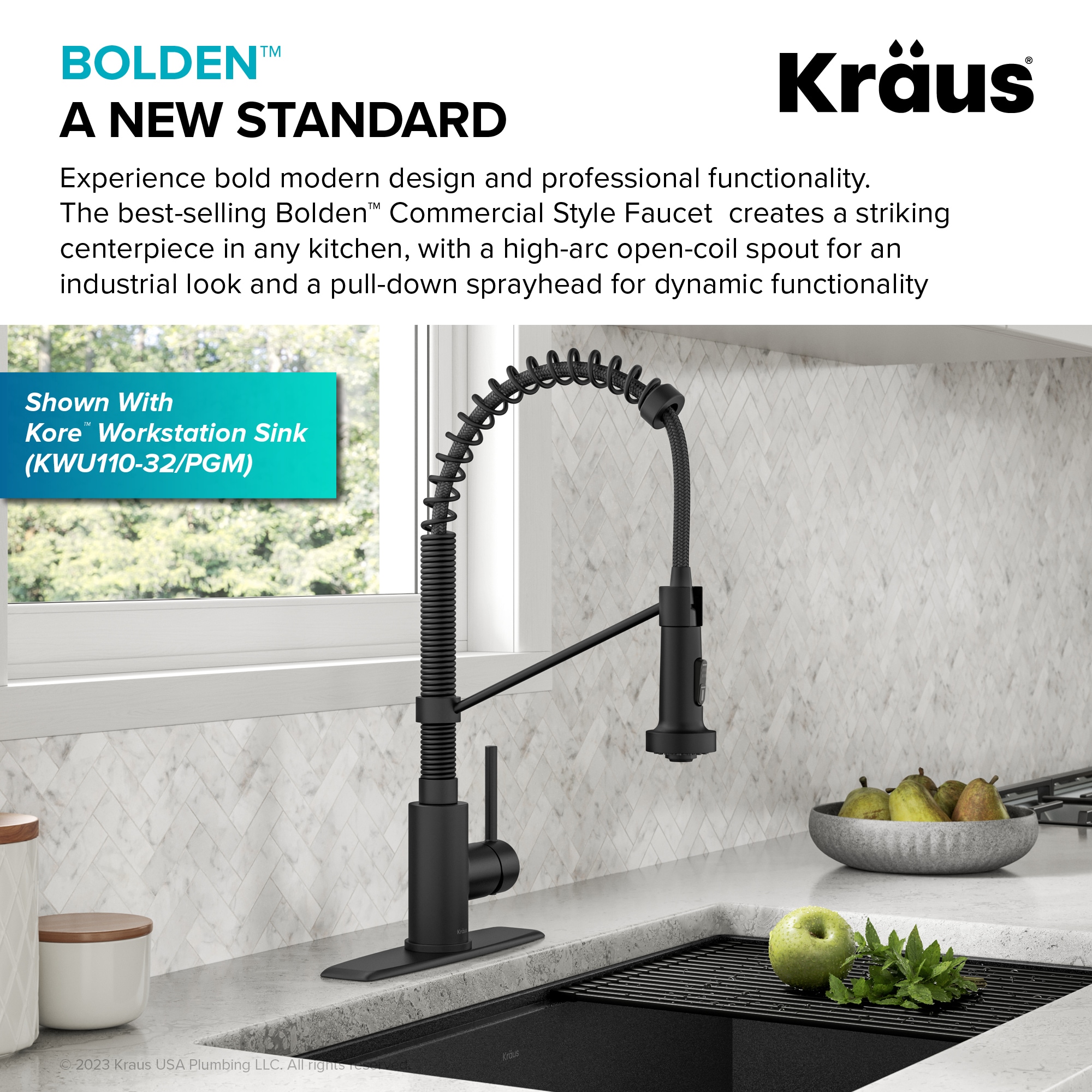 Kraus KPF-1610MB-DP02MB Kitchen-Faucets - View #5