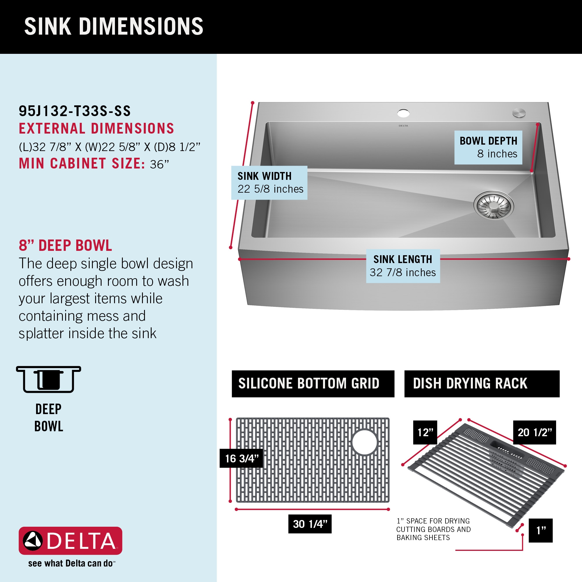 Delta 95J132-T33S-SS Kitchen-Sinks - View #7