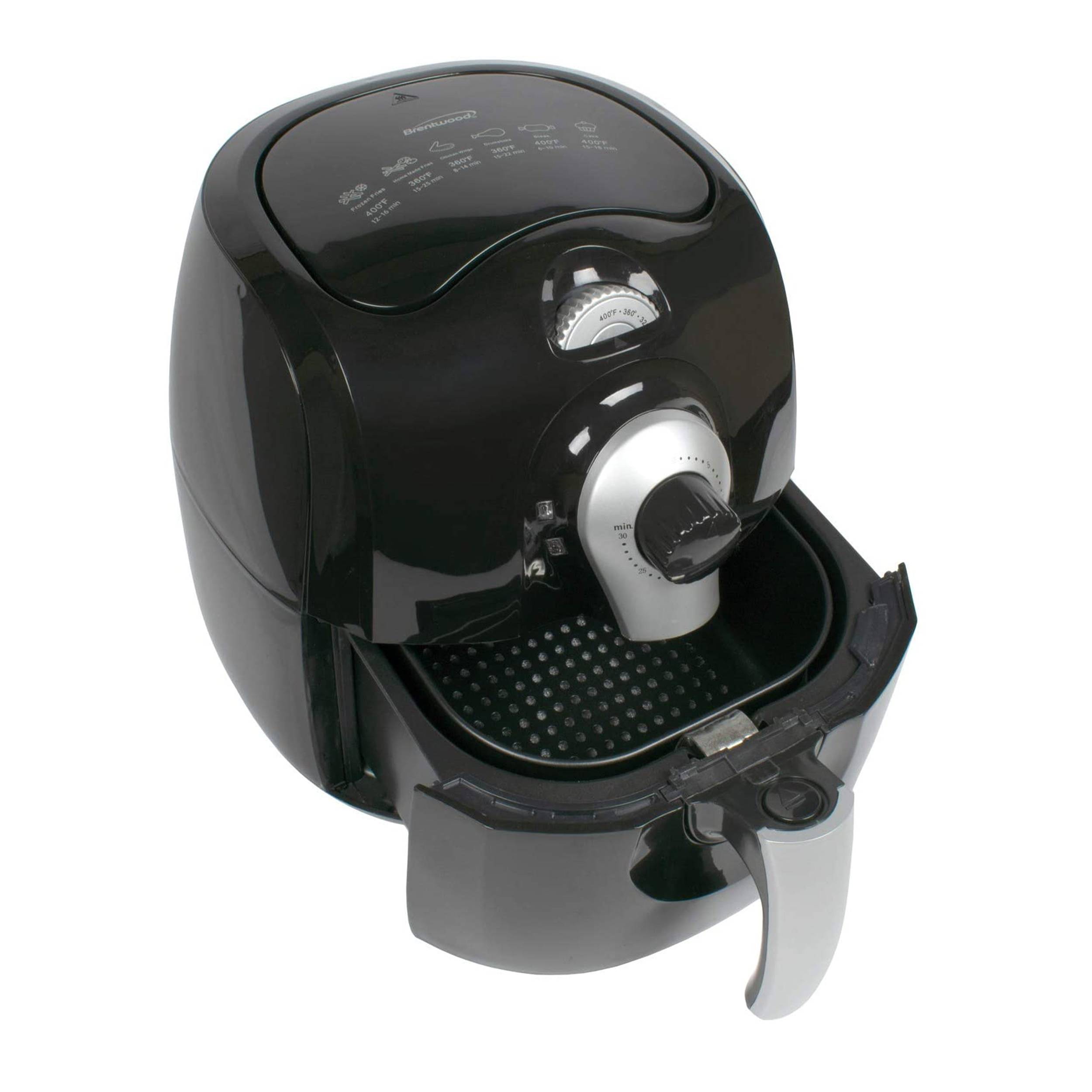 brentwood Copper Air Fryer 2-Quart with 30 Minute Timer, Auto Shut Off,  Nonstick Surface in the Air Fryers department at