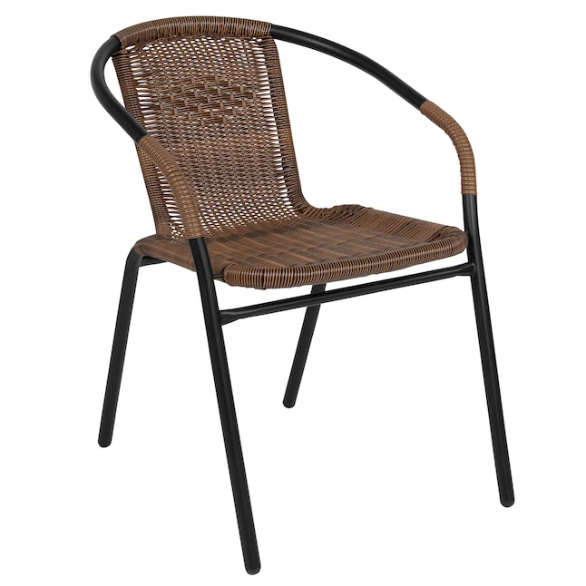 Flash Furniture Contemporary Modern, Stacking Rattan Dining Chairs