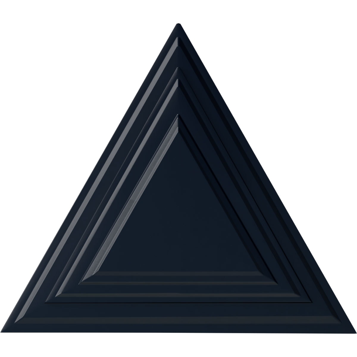 Ekena Millwork CM19TGMDF Triangle 19-in W x 16.625-in L Midnight Dream Polyurethane Ceiling Medallion