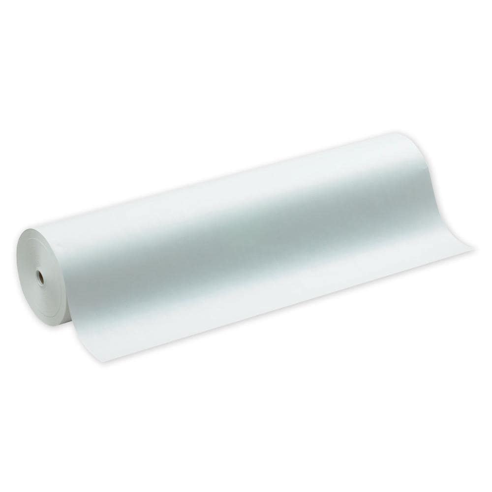 Pacon PAC5636 Lightweight Kraft Roll, White, Lightweight, 36 In. x 1000 Ft., 1 Roll