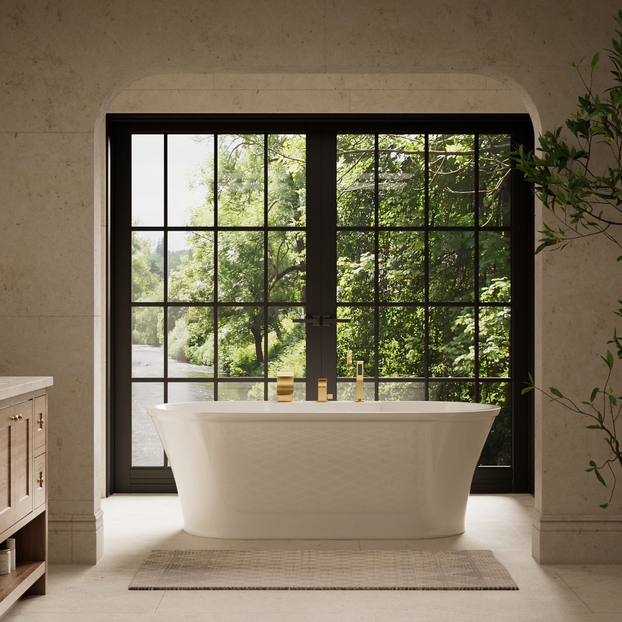 GRANDJOY TOBILI202C Roman-Tub-Faucets - View #12