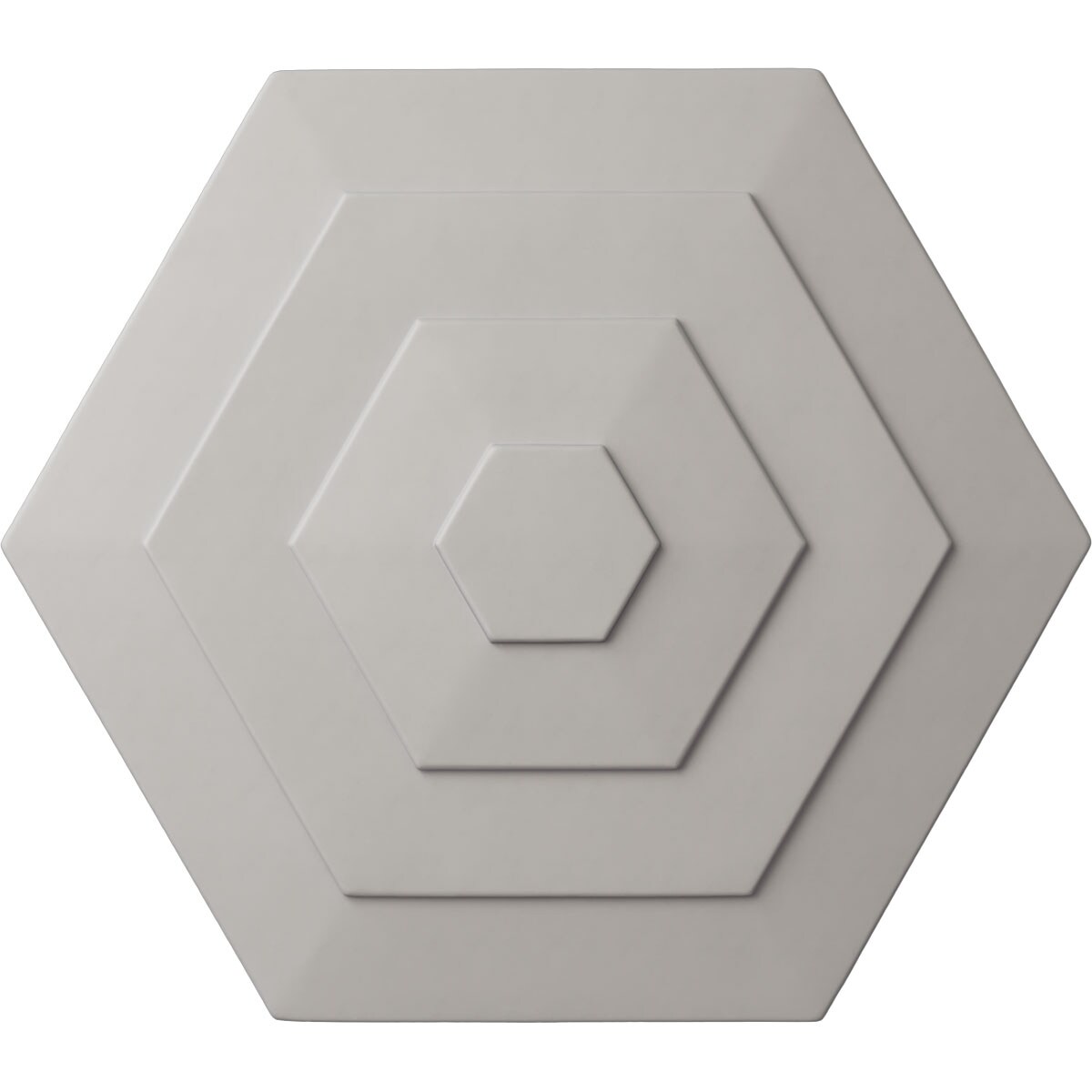 Ekena Millwork CM23WFUWF Woodruff 23.25-in W x 23.25-in L Painted Ultra Pure White Polyurethane Whole Ceiling Medallion