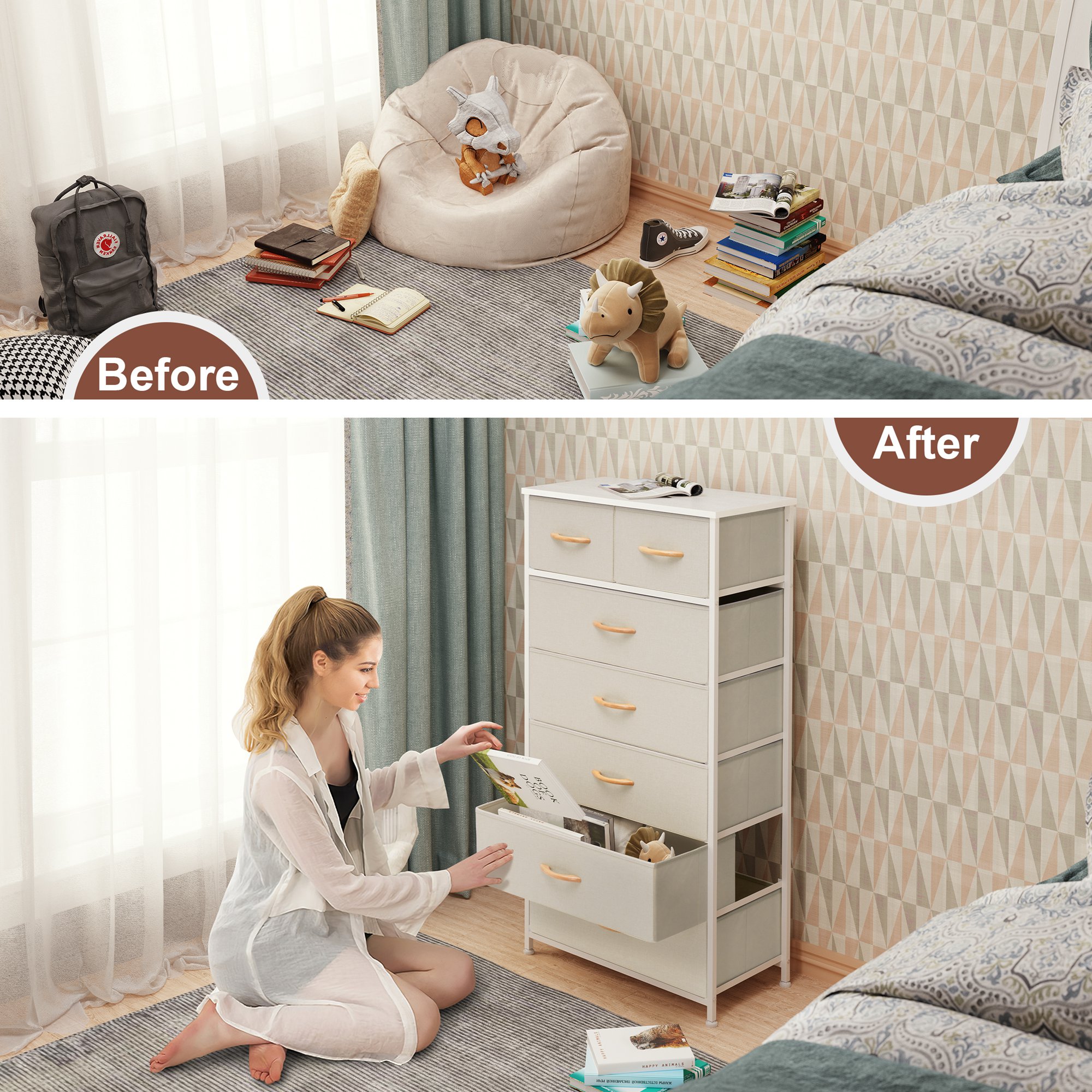 CloudFly CL-HD024BEI dressers - View #6