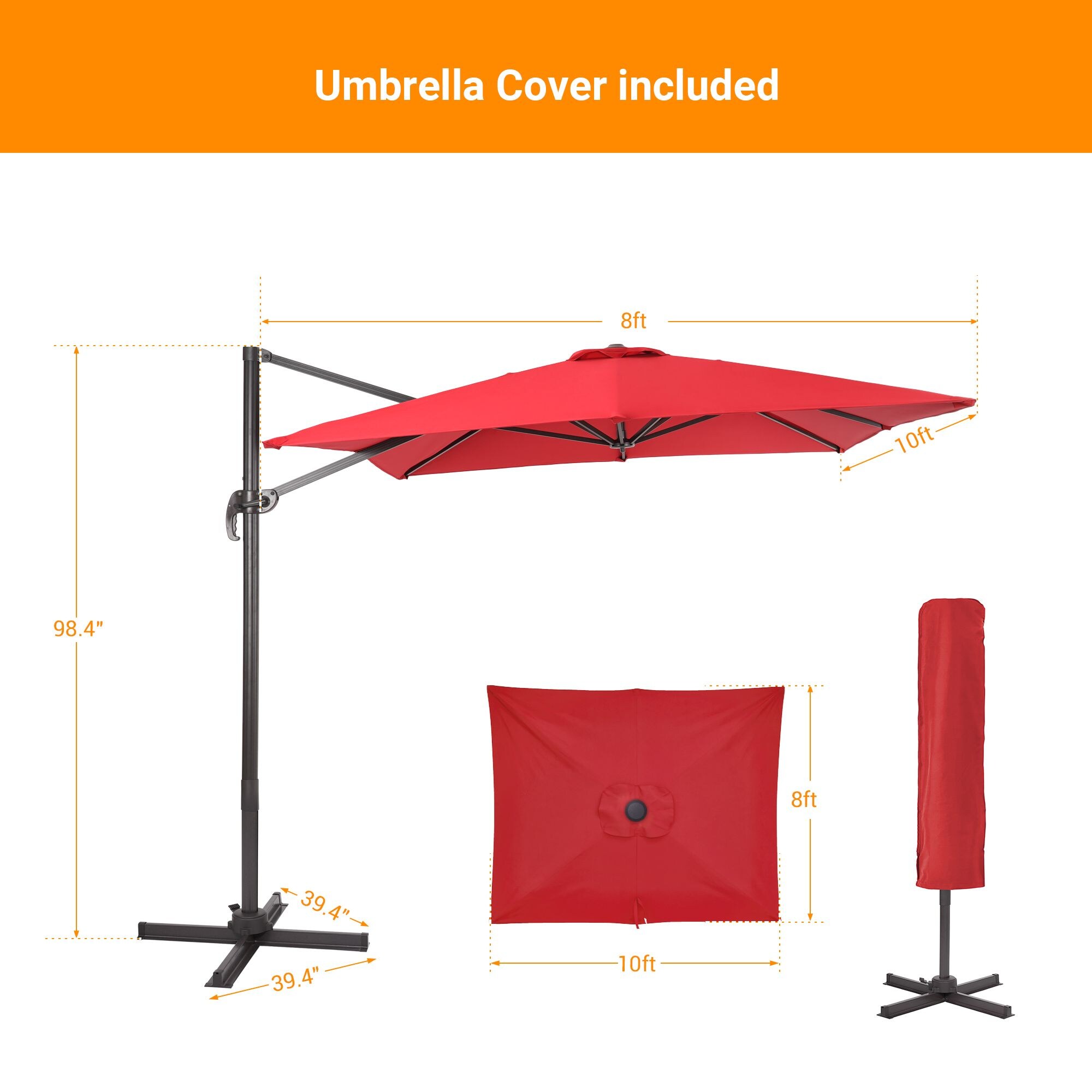 Sonkuki SD-MN108RD Umbrellas-2 - View #2
