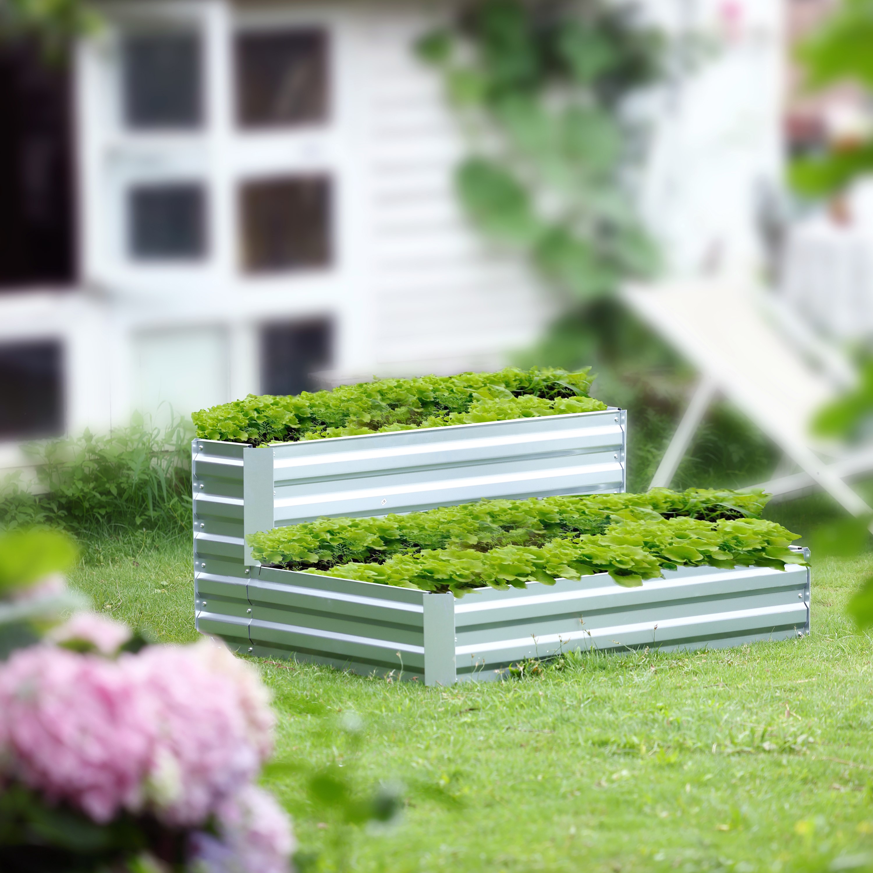 LuxenHome WHPL1668 Raised-Garden-Beds - View #3