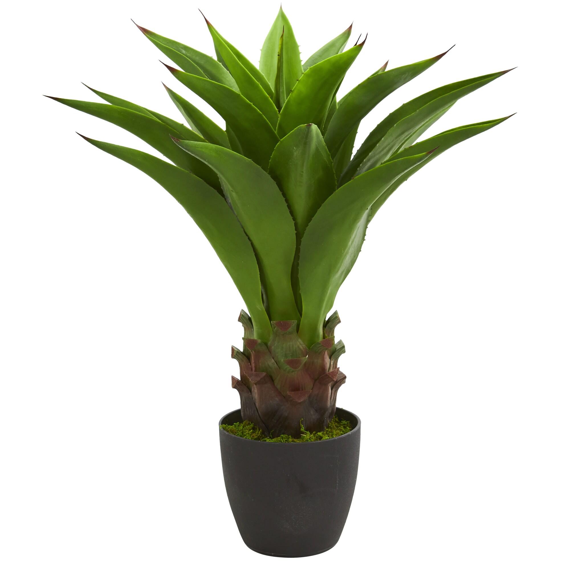 Nearly Natural 30-in Green Indoor Agave Artificial Plant in the