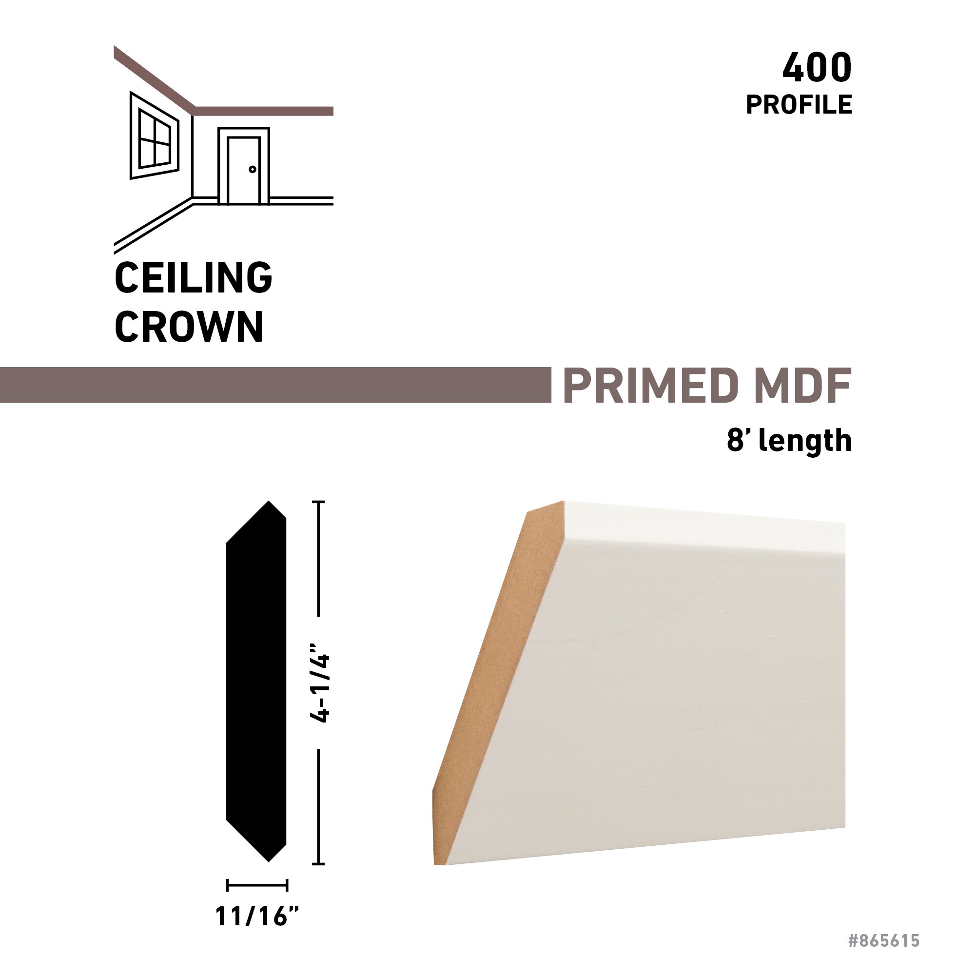 RELIABILT 400 8 FBDPM Crown-Moulding - View #3