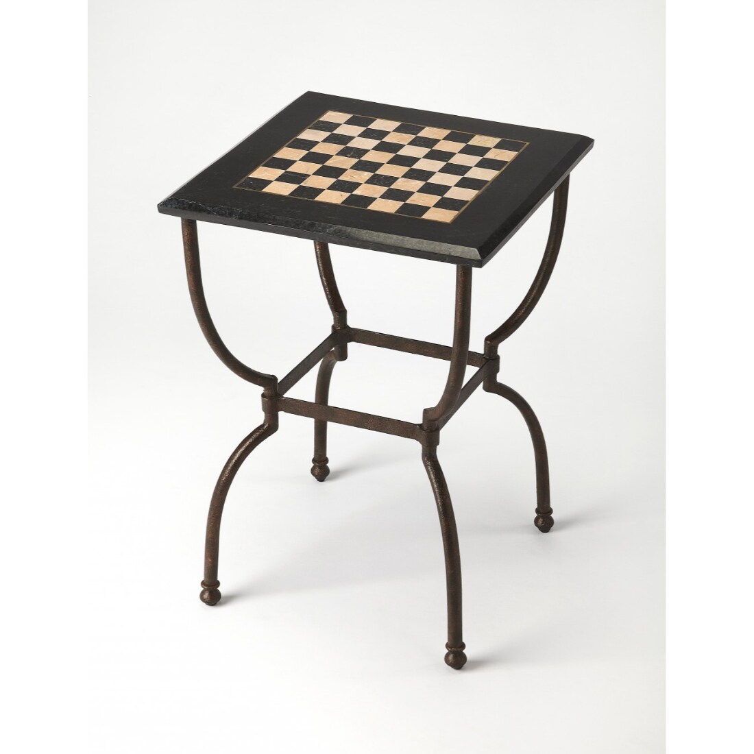 HomeRoots 4000389934 Fossil Stone Game Table