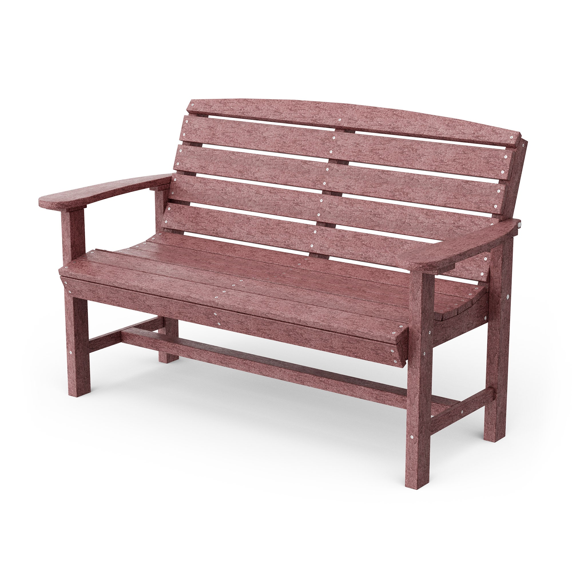 Wildridge LCC-226-CW Classic 55.5-Inches W x 34-Inches H Cherrywood Plastic Traditional Bench