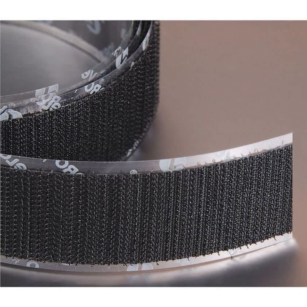 VELCRO Brand Reclosable Fastener Acrylic Adhesive 75 ft 2 in W Black 191245 #191245
