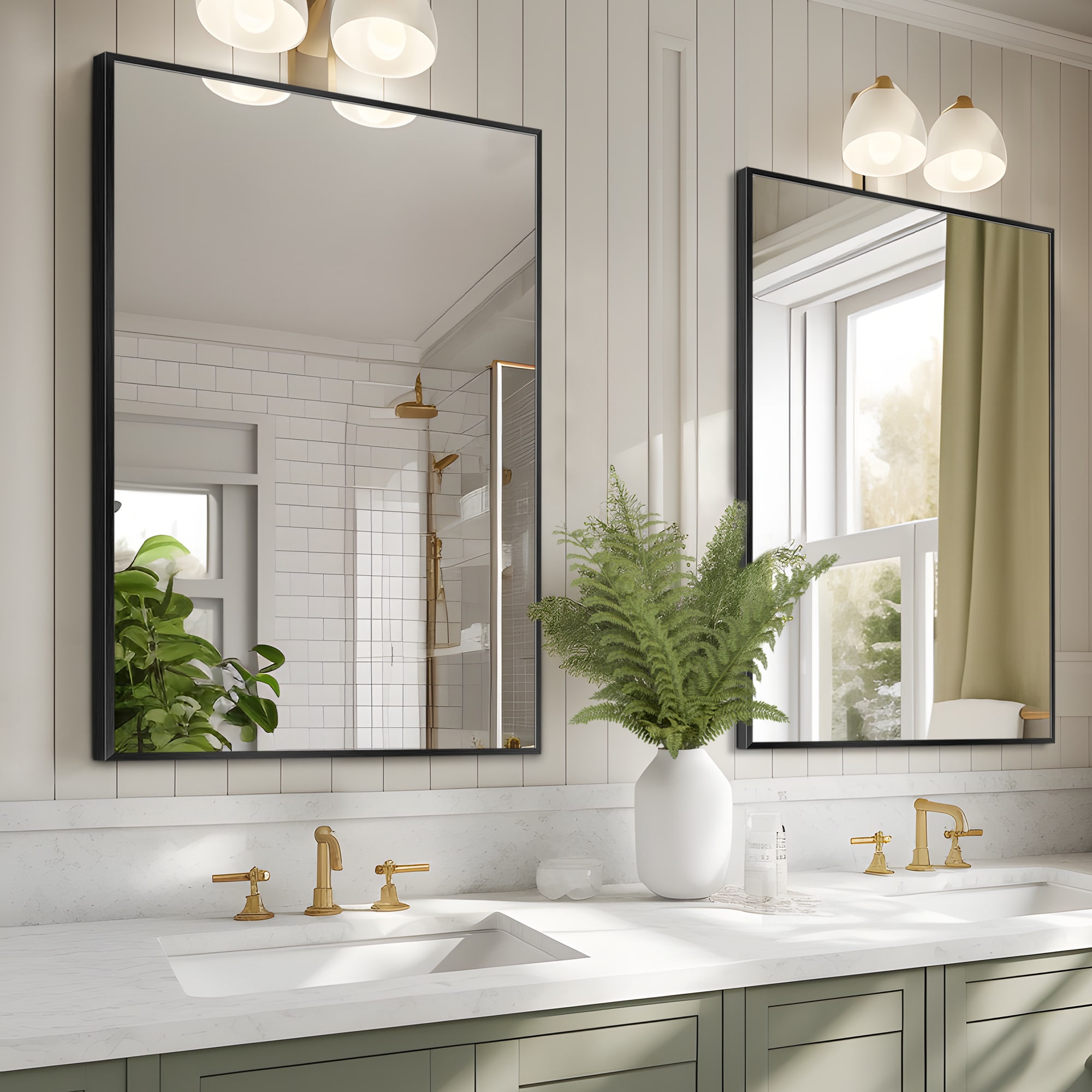 Dovelina LS-24011120 Framed-Bath-Mirrors - View #2