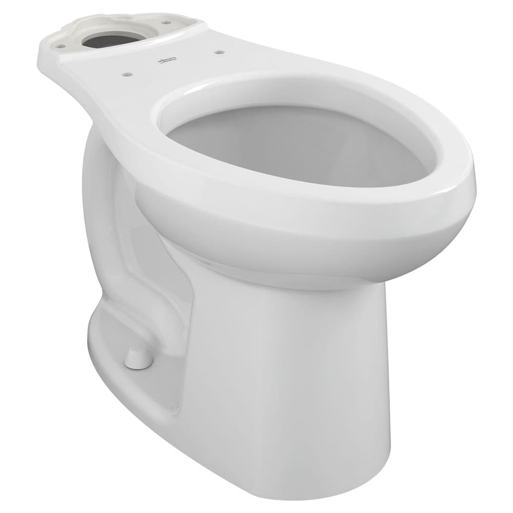 American Standard 3437A101.020 Colony 3 White Elongated Chair height 12-in Rough-In WaterSense 1.28 GPF Single 1-piece Toilet