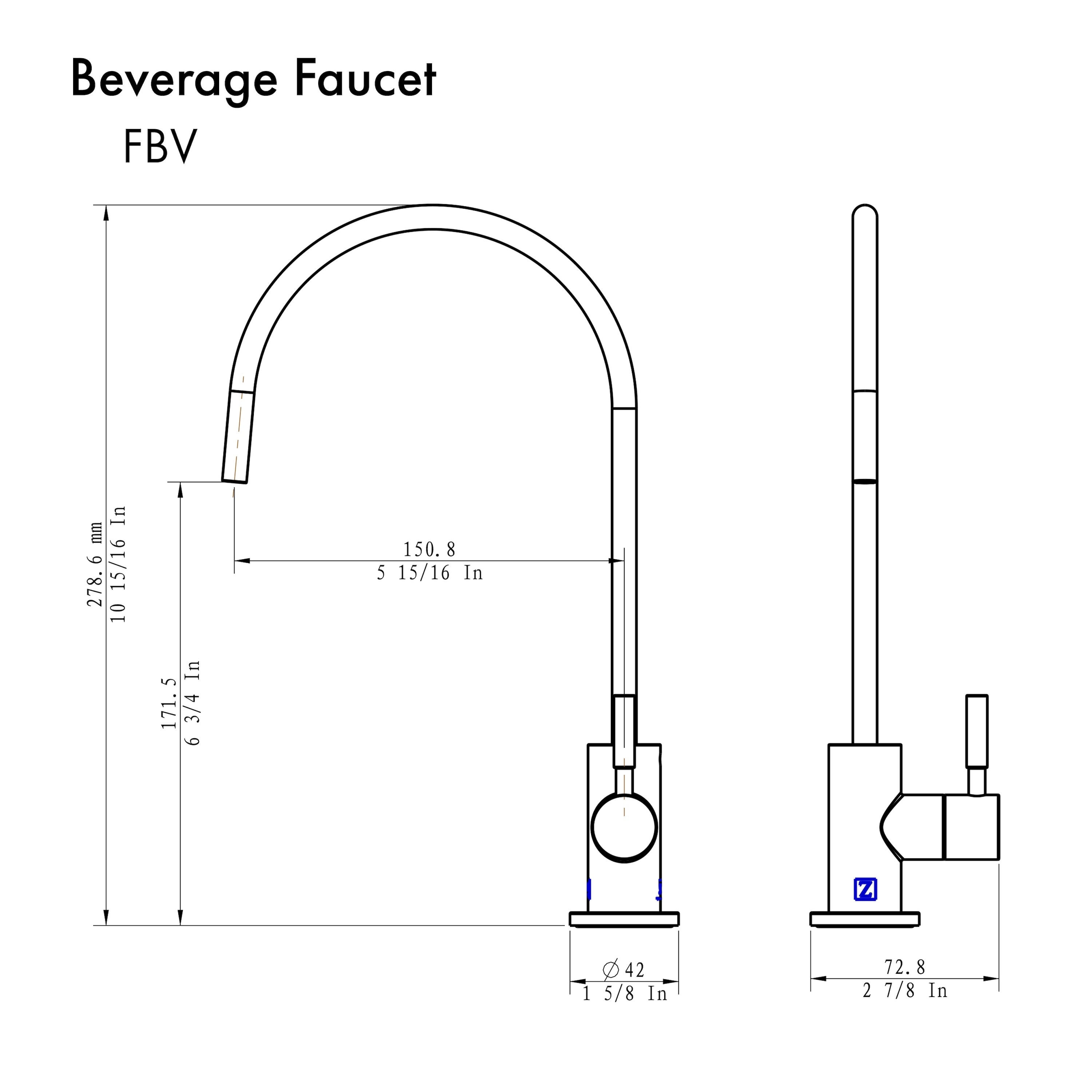 ZLINE KITCHEN & BATH FBV-CB Kitchen-Faucets - View #5