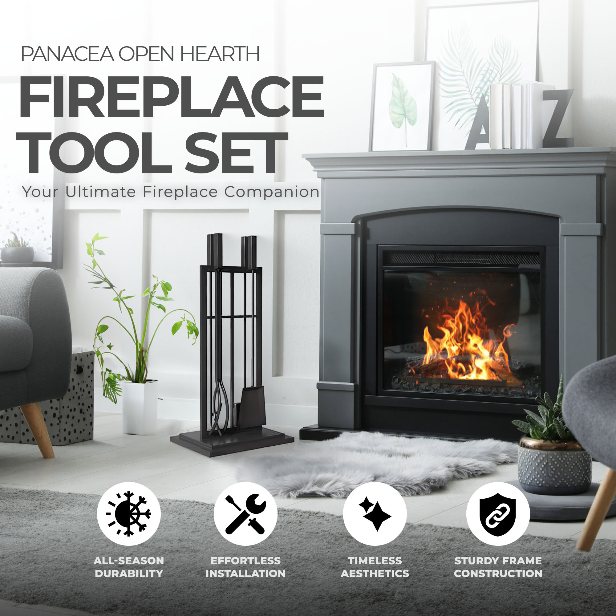Panacea Products 397550 Fireplace-Tools - View #4