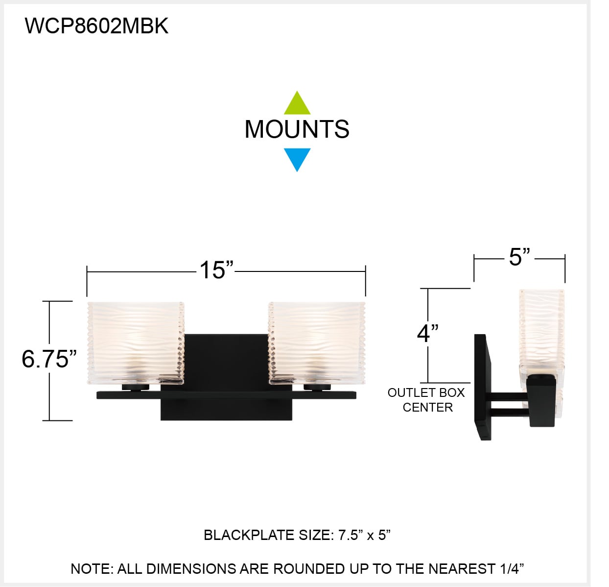 Quoizel WCP8602MBK b089995 - View #4