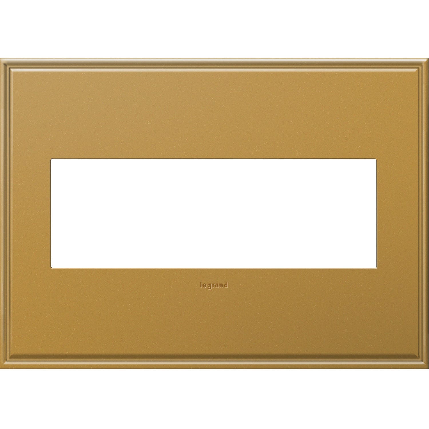 Legrand AWC3GNB4 adorne 3-Gang Specialty Size Antique Bronze Indoor Screwless Square Wall Plate