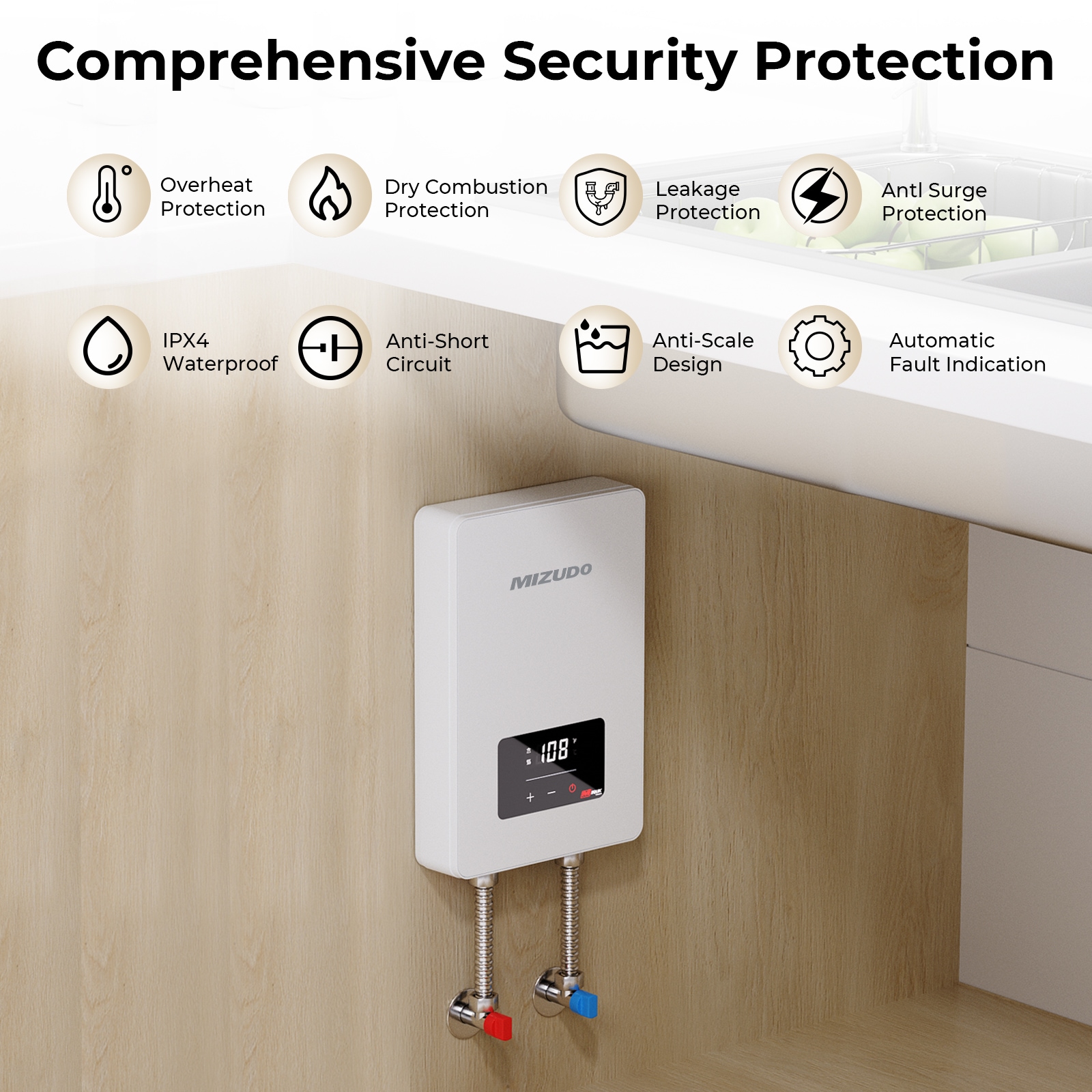 Mizudo ET003A0W Gas-Water-Heaters - View #2