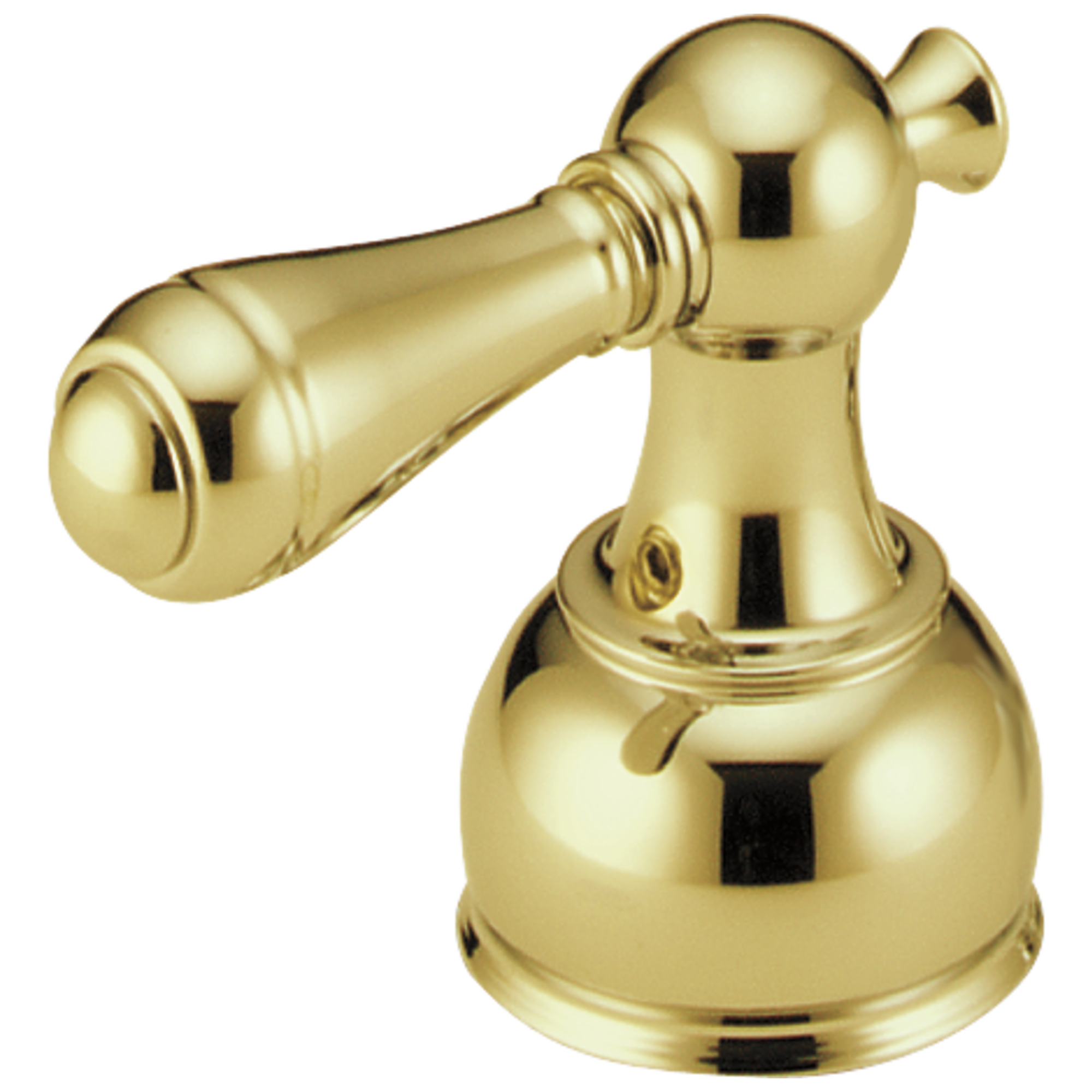 Delta H215PB Polished Brass 2 -Handle Lever Bathroom Sink Faucet Handle 2 -Pack