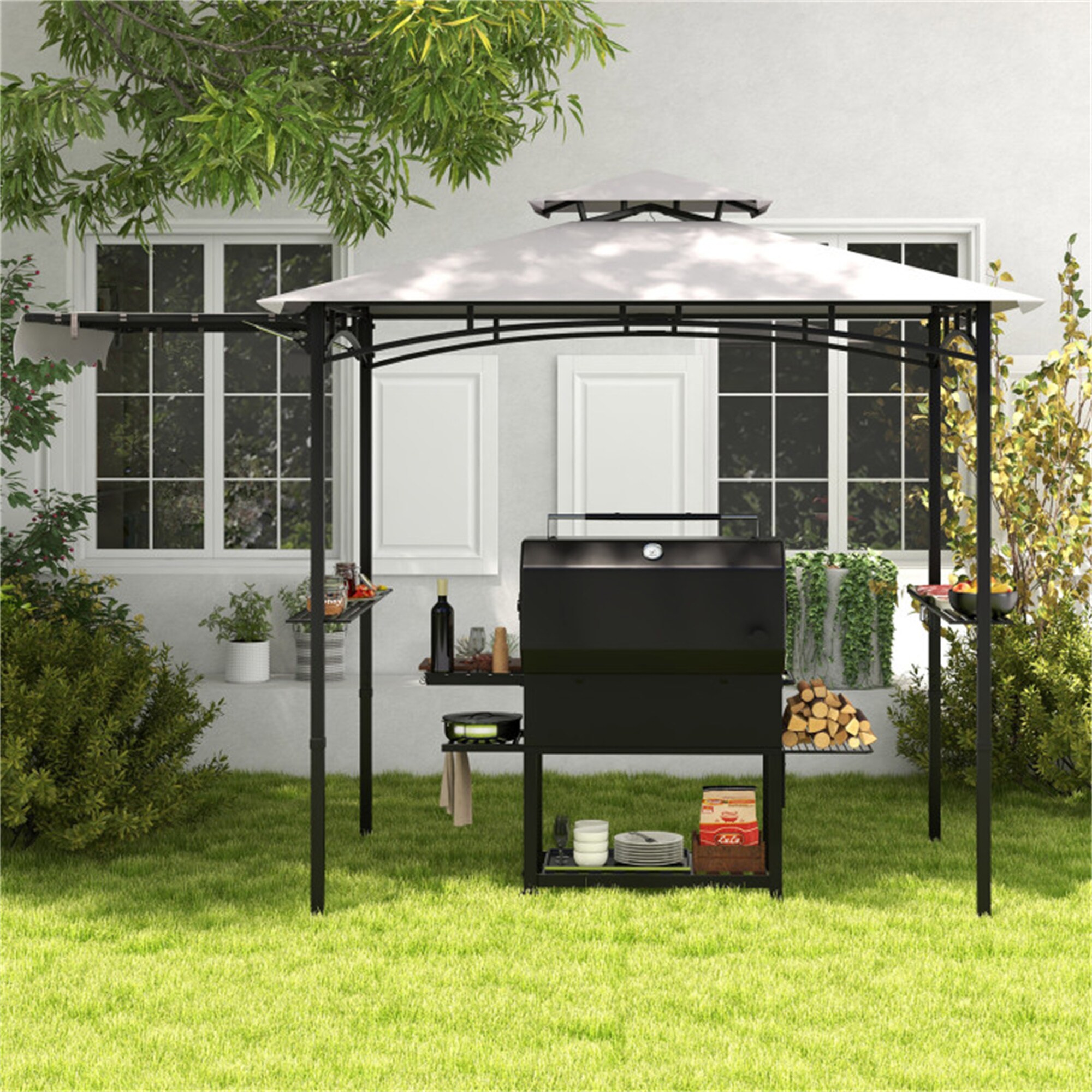 BABOOM BOM-11863GR-OR Wood-Resin-Gazebos - View #2