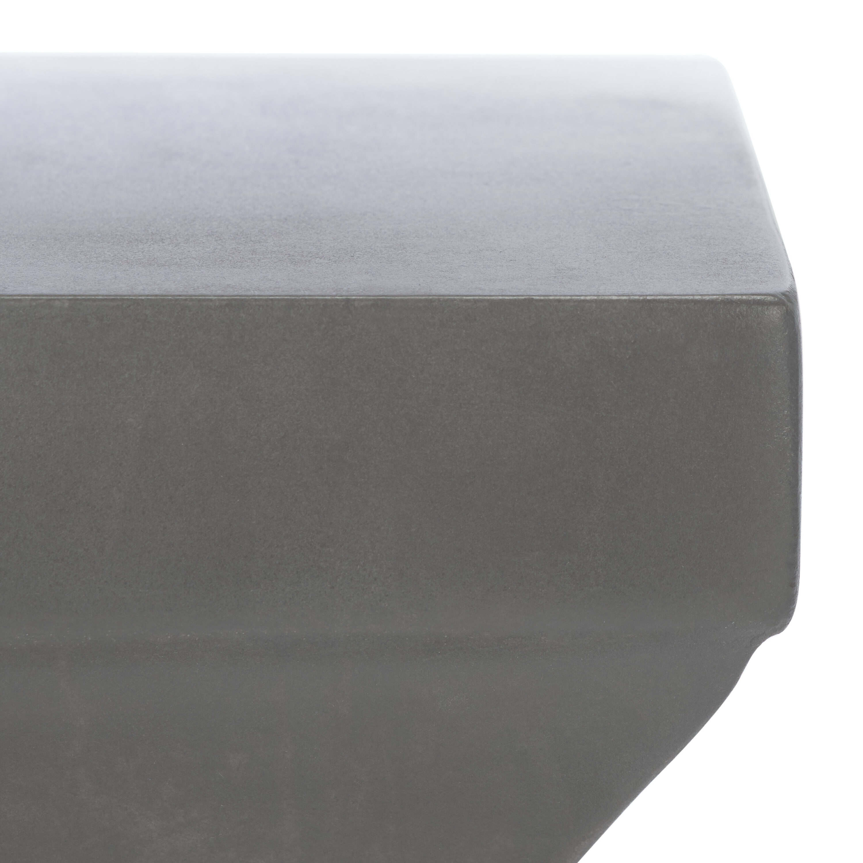 Curby Dark Gray Concrete Indoor/Outdoor Accent Table