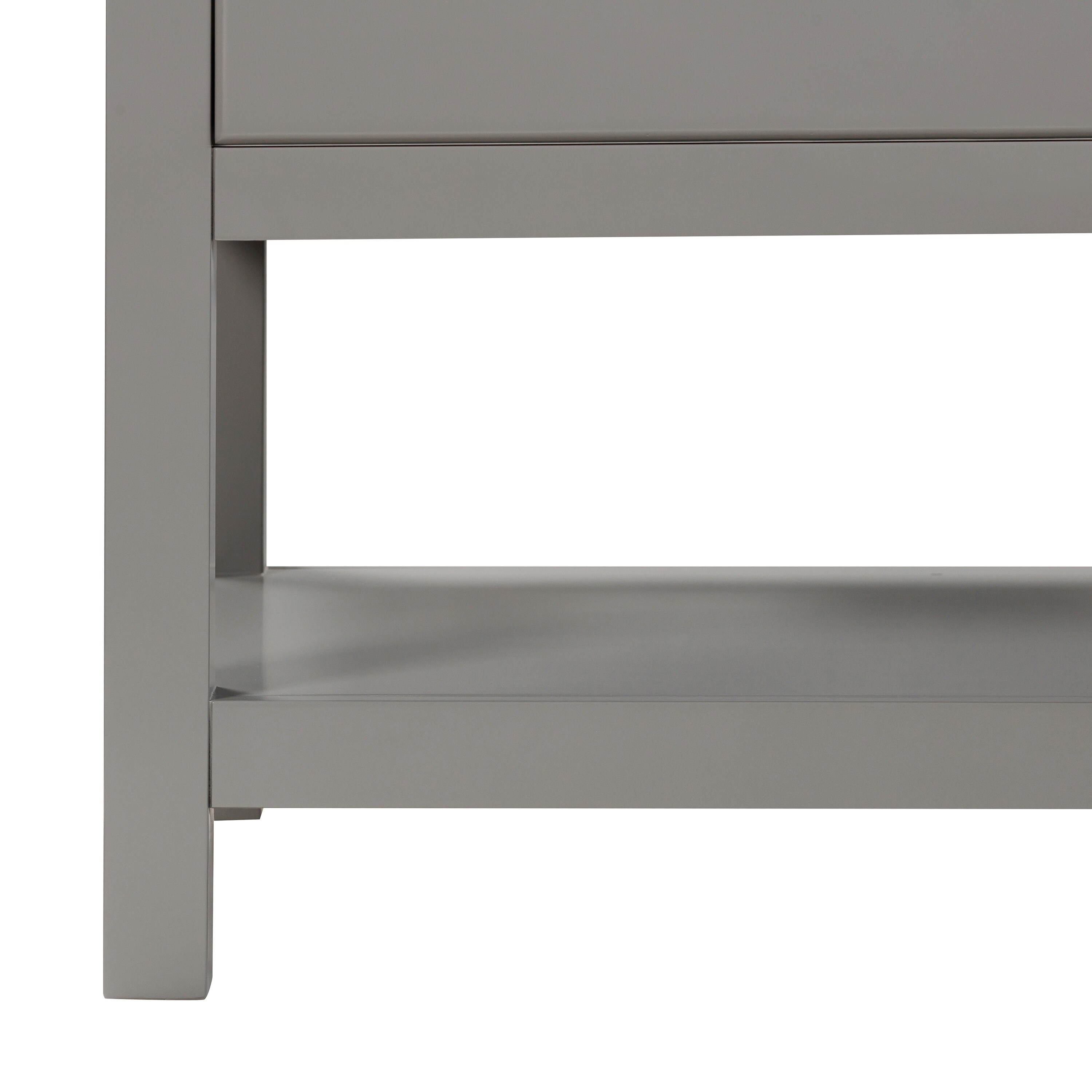 Origin 21 Beal 60-in Gauntlet Gray Semi-recessed Double Sink Bathroom ...