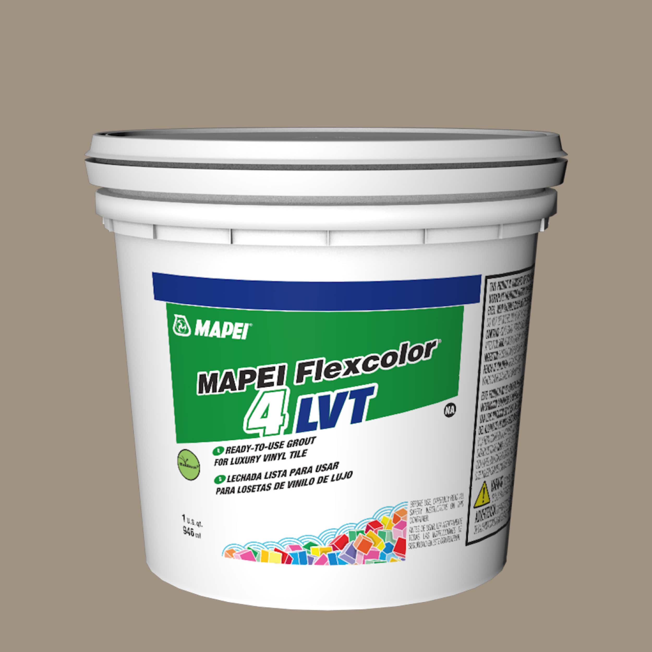 MAPEI 4KH510526 Flexcolor LVT Driftwood #5105 Sanded Acrylic Premix Grout (1-Quart)