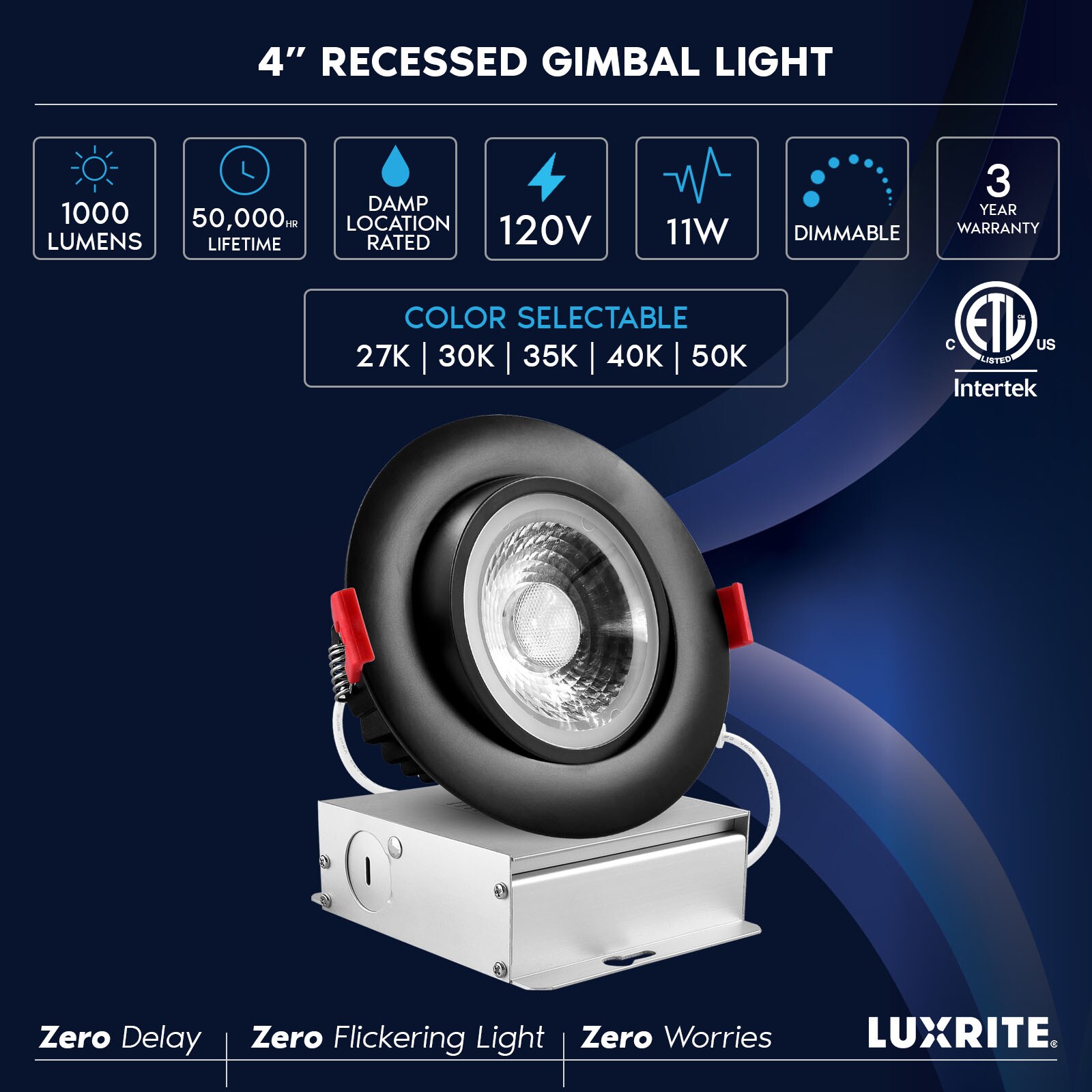 Luxrite LR23226-4PK Led-Retrofit-Downlight - View #6