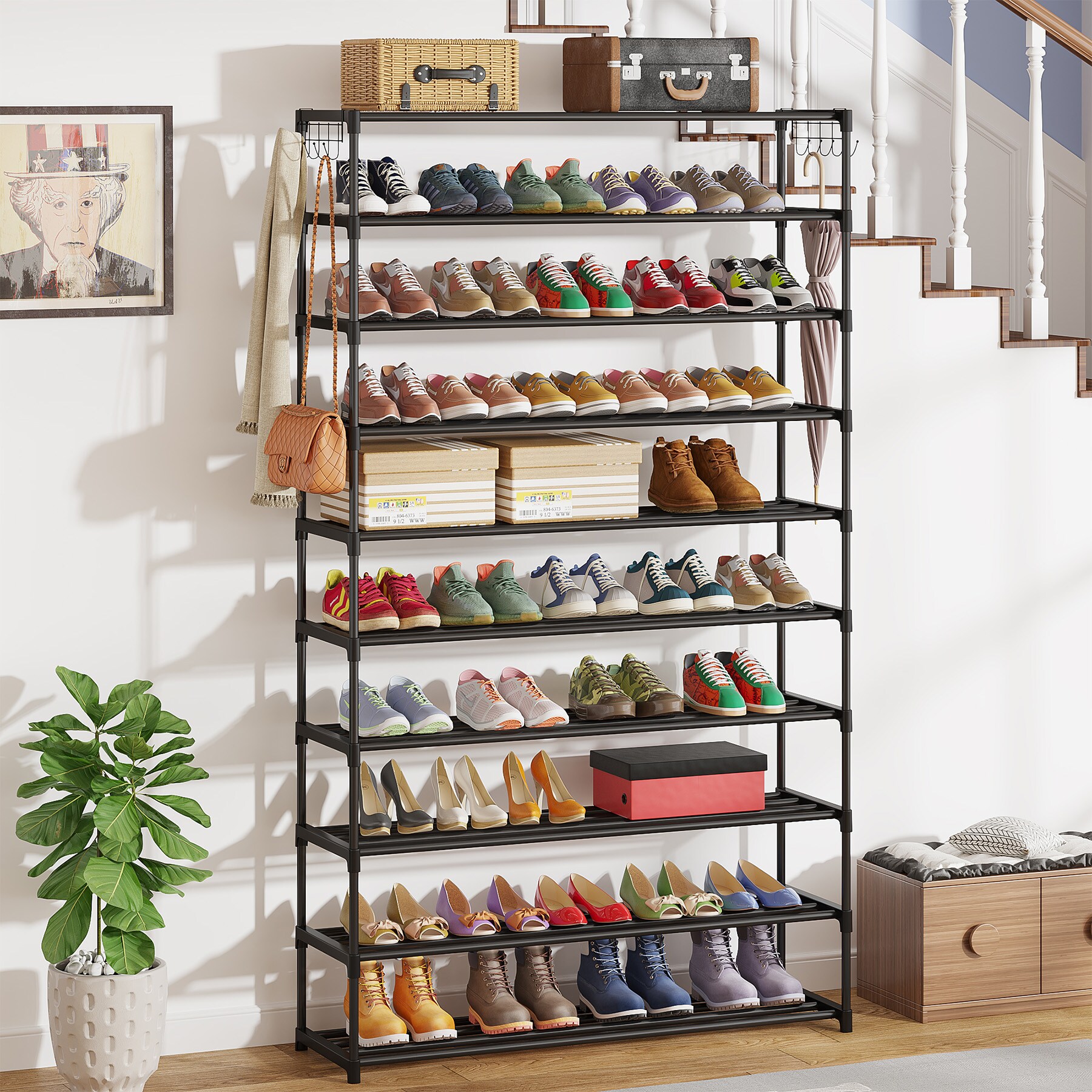 Tribesigns HO-L119BK Shoe-Racks - View #4