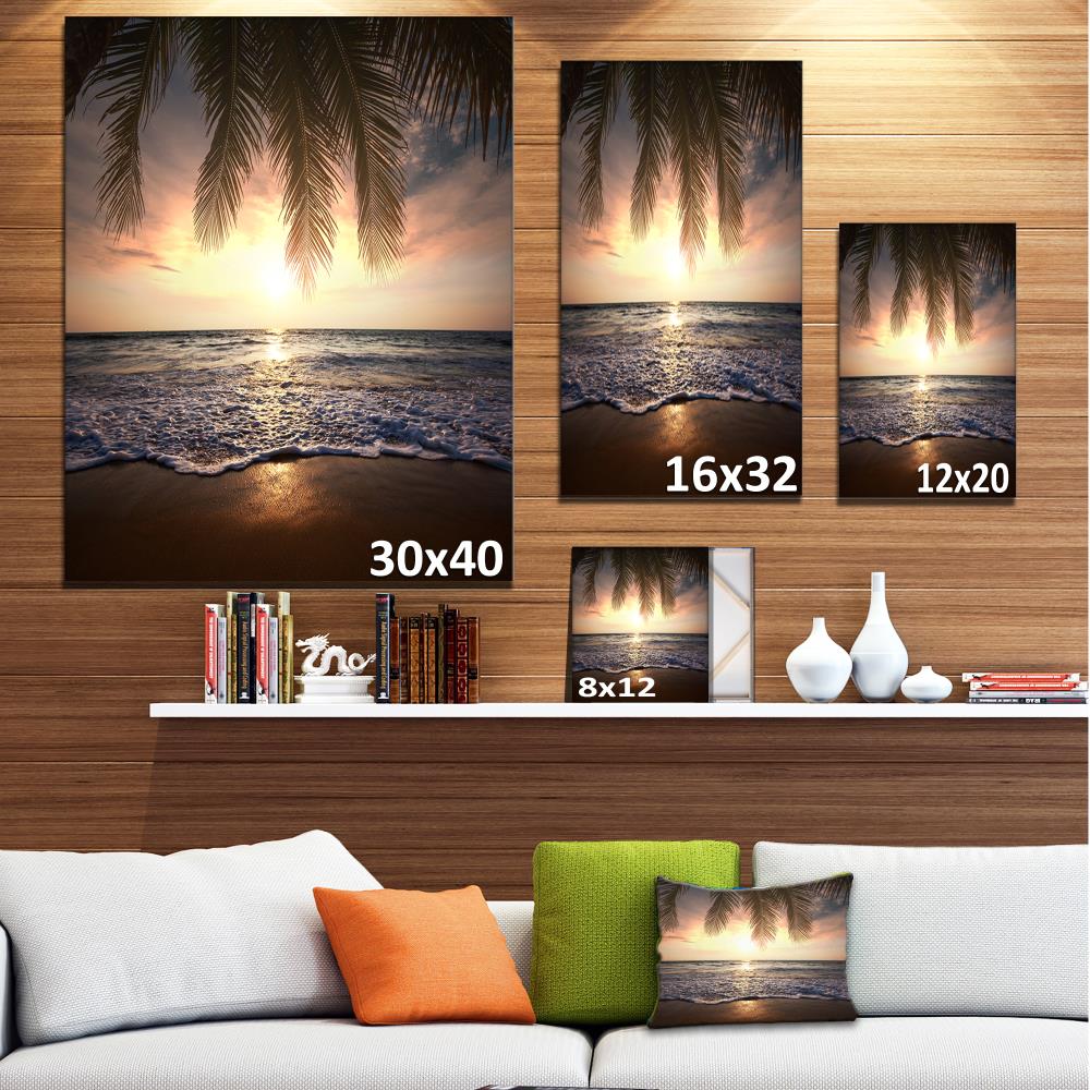 Designart 20-in H x 12-in W Coastal Print on Canvas in the Wall Art ...