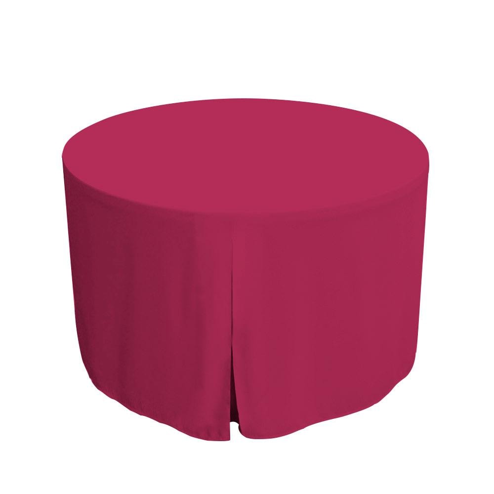 WestPoint Home 028828431837 Tablevogue Table Cover Collection Fitted Indoor/Outdoor Fuchsia Table Cover for 48-in round