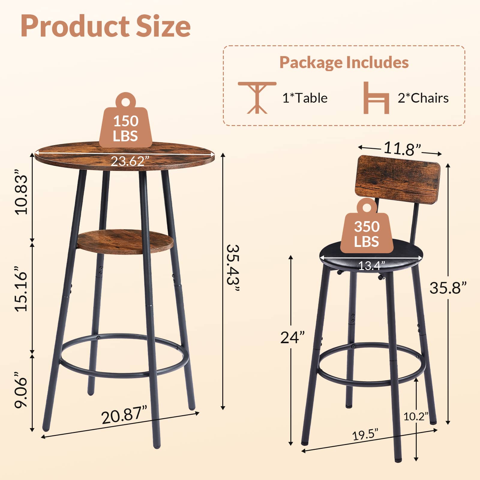 Zevemomo MZEVEG108 stools - View #2