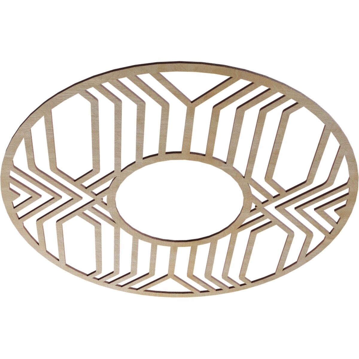 Ekena Millwork CMWP32X32X0250EPBI Ceiling-Medallions - View #2