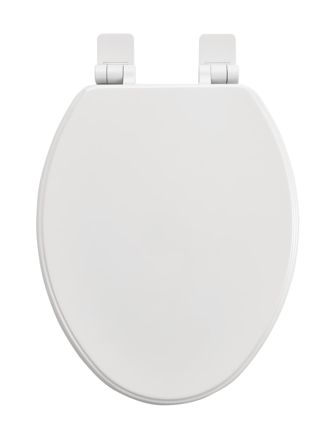 Molded Wood Elongated Toilet Seats Plastic White Close Slow Durable New 