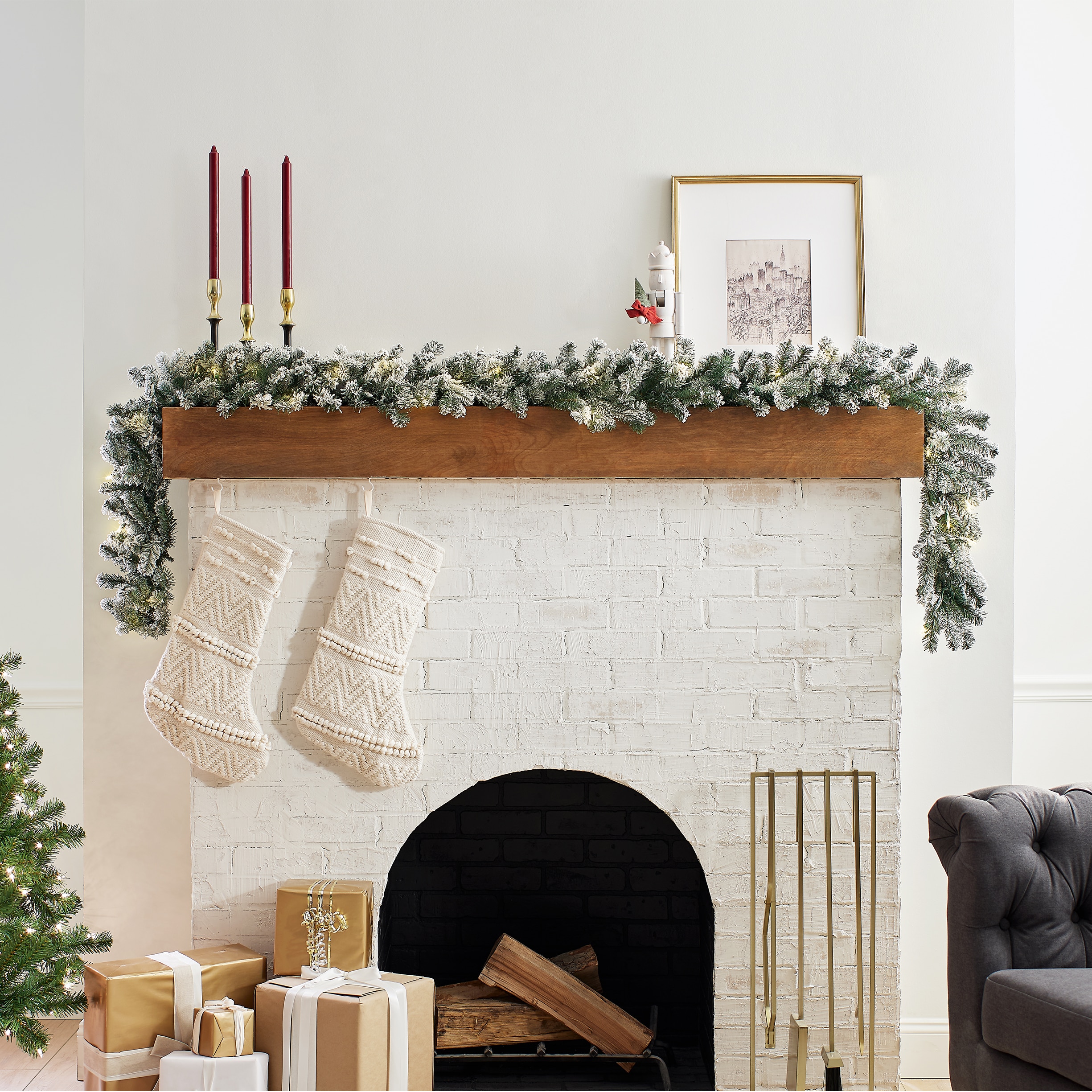 National Tree Company PECD3-300-9B-S Artificial-Christmas-Garland - View #5