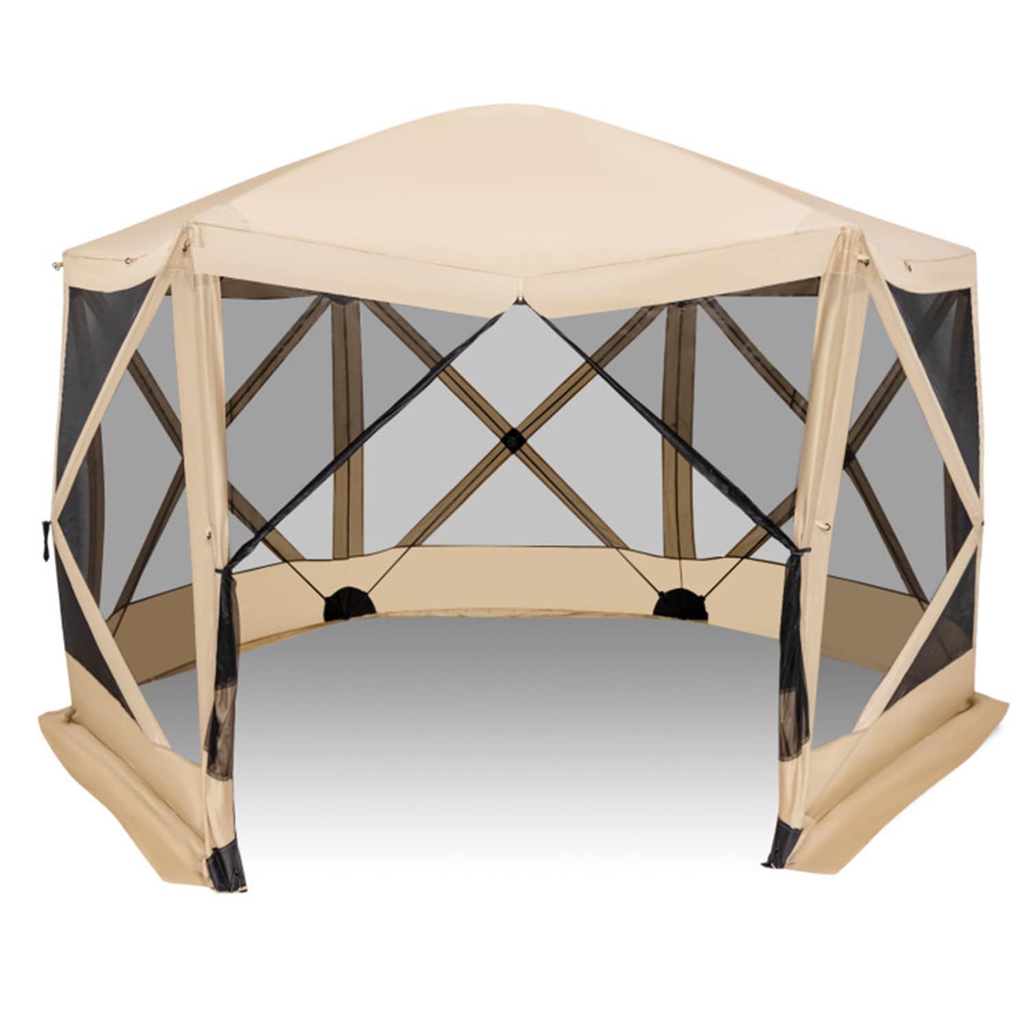 Mondawe MO-NP11395CF Camping Tents Polyester 6 -Person Tent