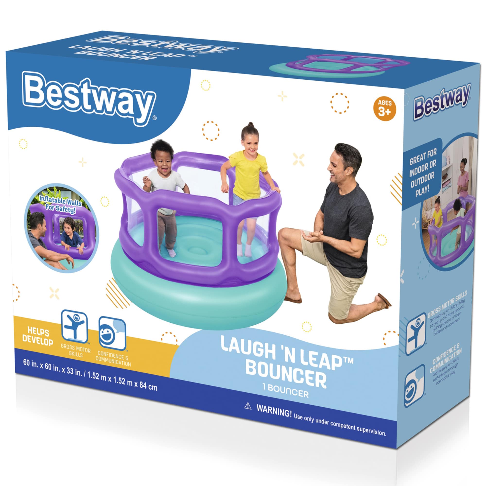 Bestway 60-in PVC Bounce House in the Bounce Houses department at Lowes.com