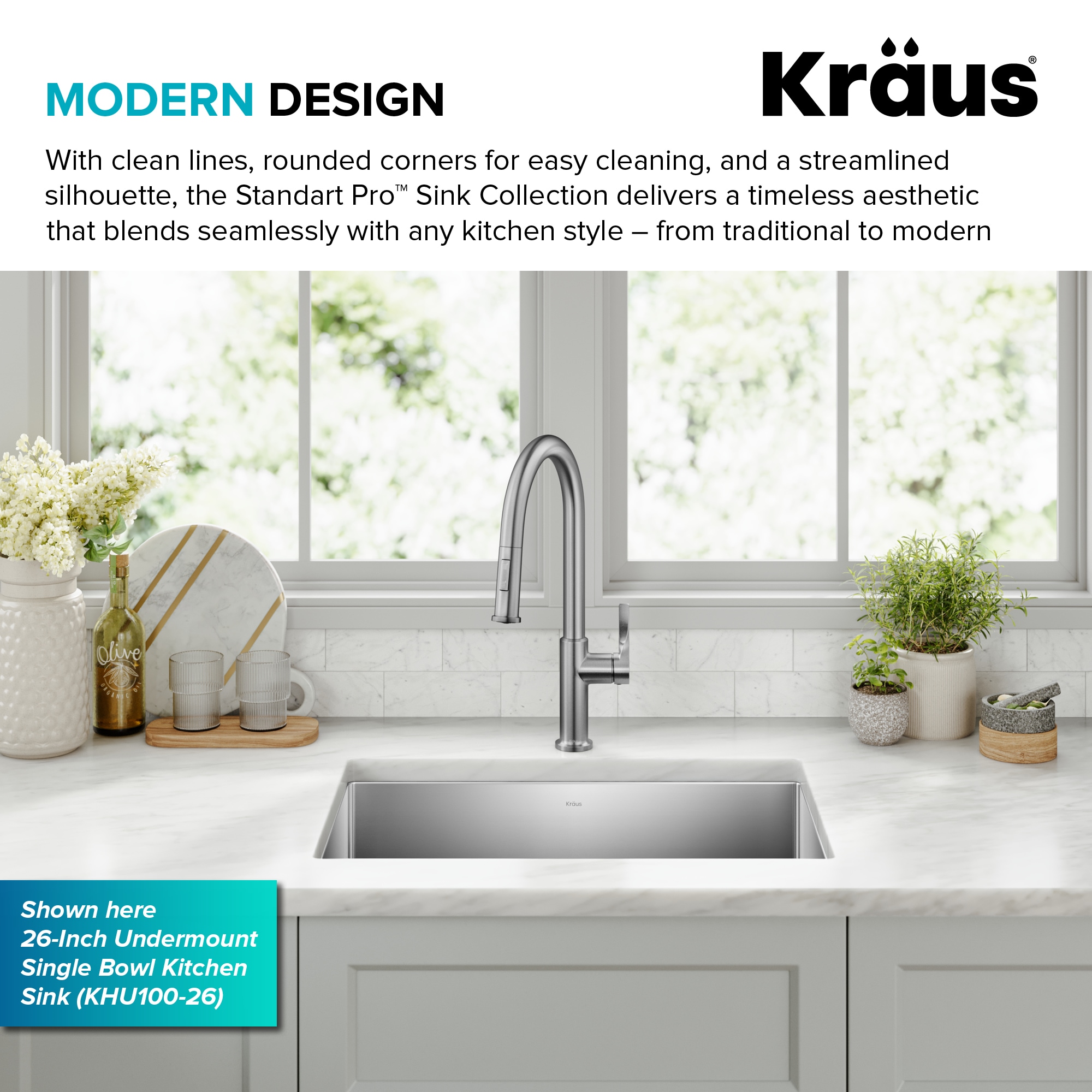 Kraus KHU101-23 Kitchen-Sinks - View #5
