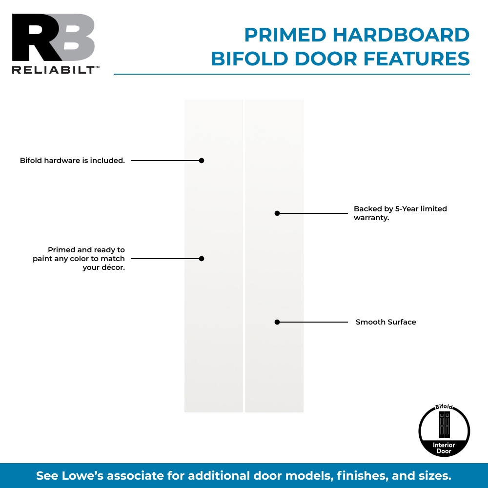 RELIABILT 10092324 Bifold-Sliding-Closet-Doors - View #2