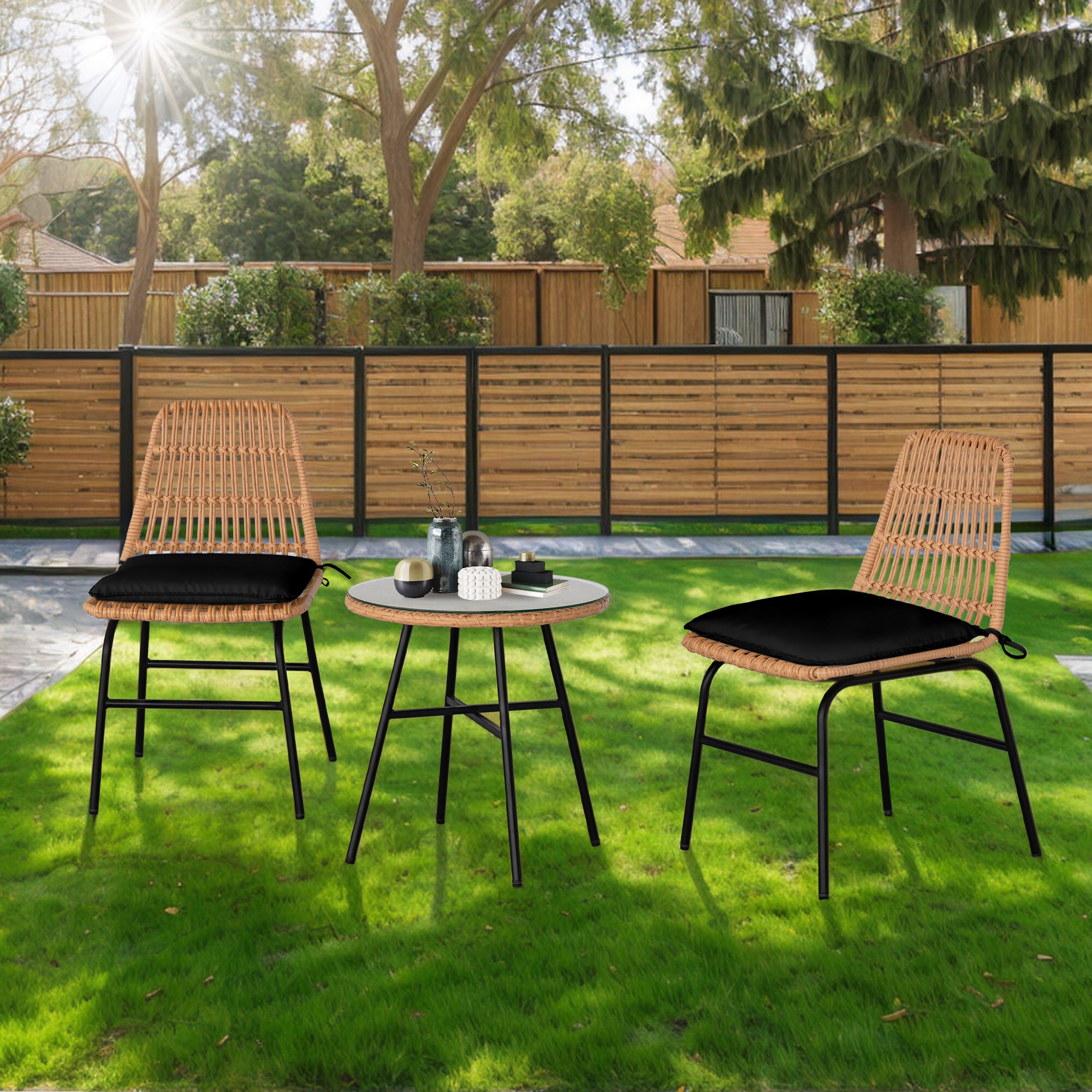 Grearden ZHNF142-BK Patio-Conversation-Sets - View #5