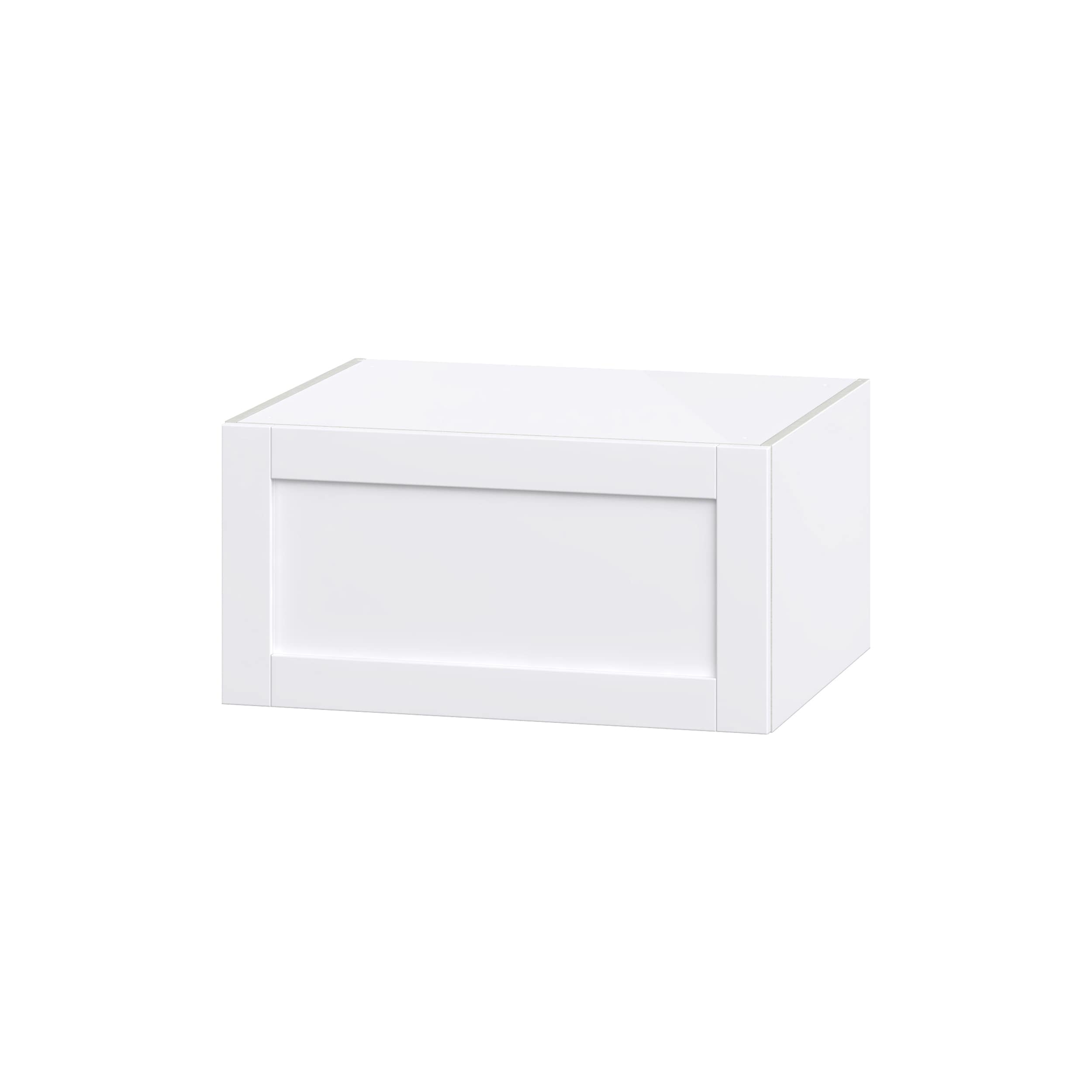 Hugo&Borg DSWLU301524-RM Rosemont 30-in W x 15-in H x 24-in D Glacier White Wall Fully assembled Cabinet (Flat Panel Shaker)