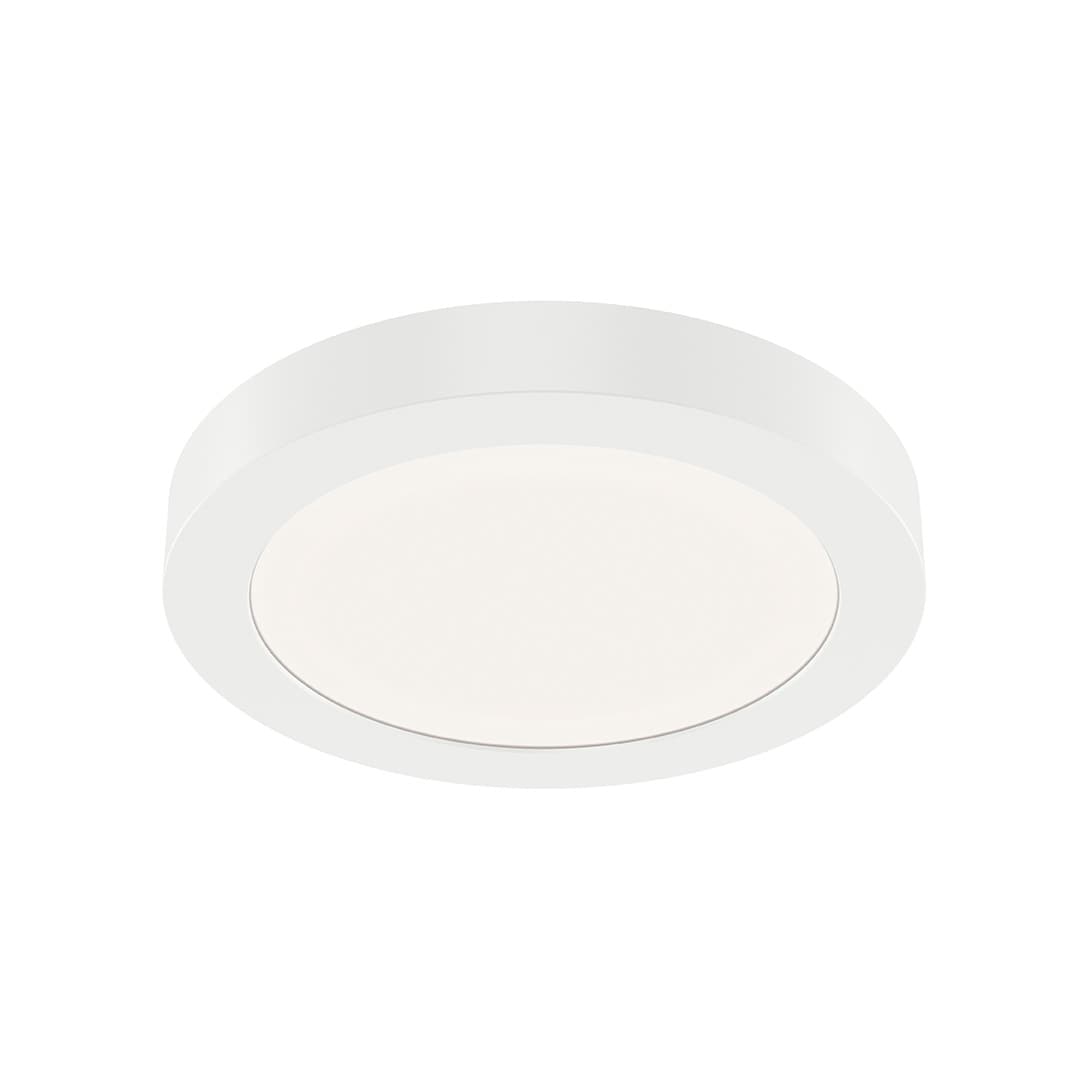 Kichler 53005WH30 Ara 1 -Light 5.5-in White Integrated LED Flush Mount Light
