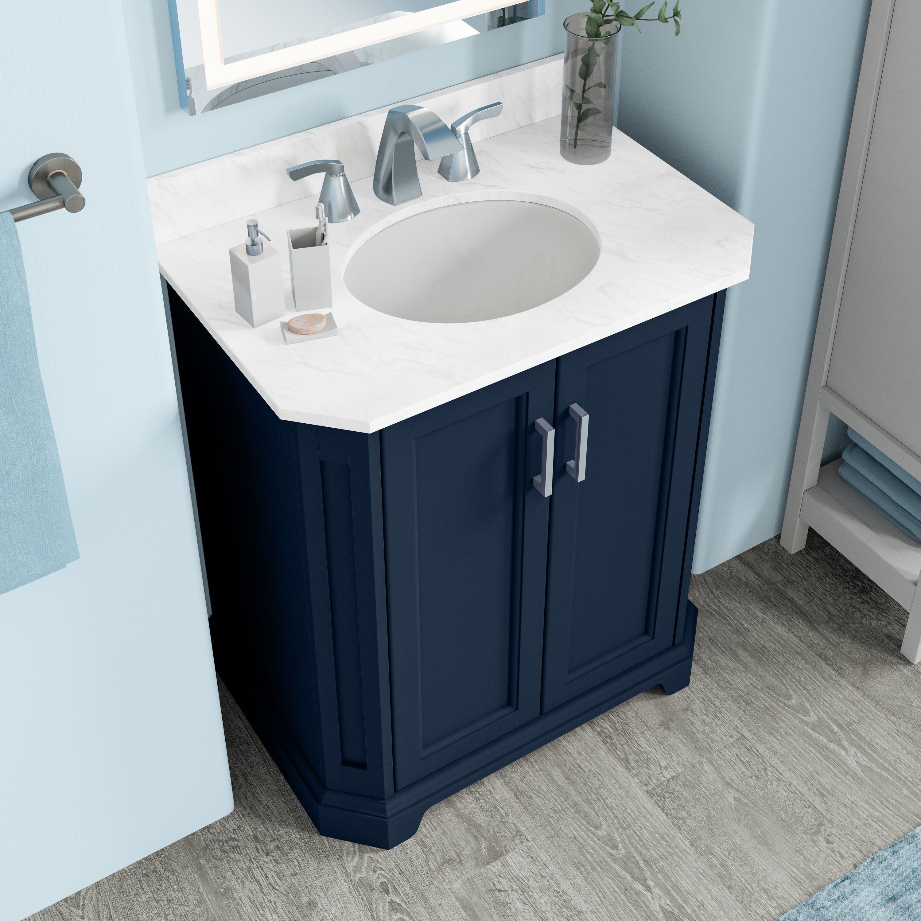 allen + roth LWSF30VB Bath-Vanity-Combo - View #7
