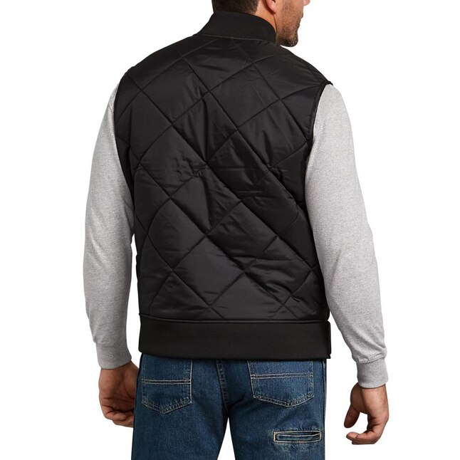 Dickies Men's Black Textured Cotton Work Jacket (Medium) at Lowes.com
