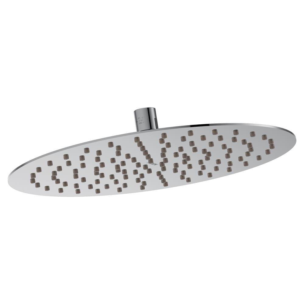 Moen S1002 1.0 -Spray Chrome 12-in Round Fixed Rain Shower Head 2.5 GPM