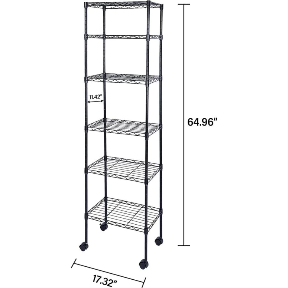 SimpleLUX HKSHLF11176306BPVOL Free-Standing-Shelving - View #2