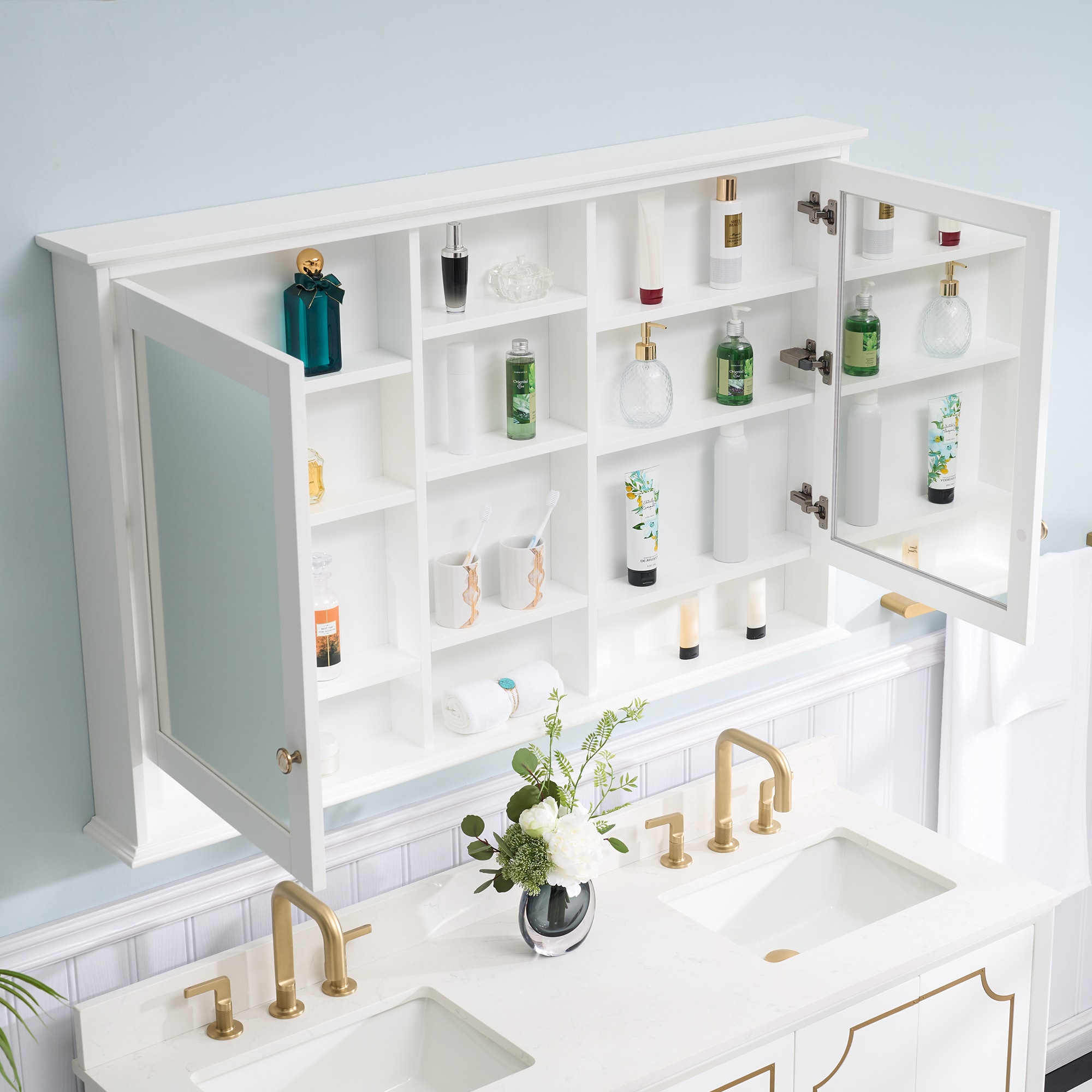 Forclover ALF-ME55WT Bathroom-Medicine-Cabinets - View #4