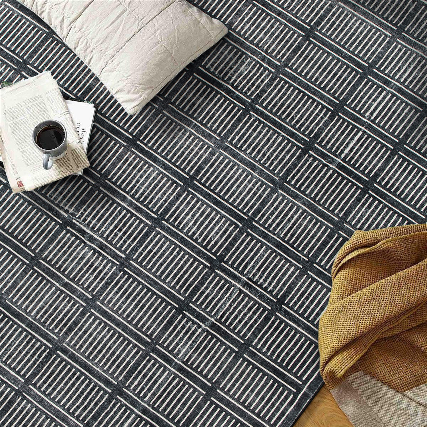 World Rug Gallery WR68BLACK8X10 rugs - View #8